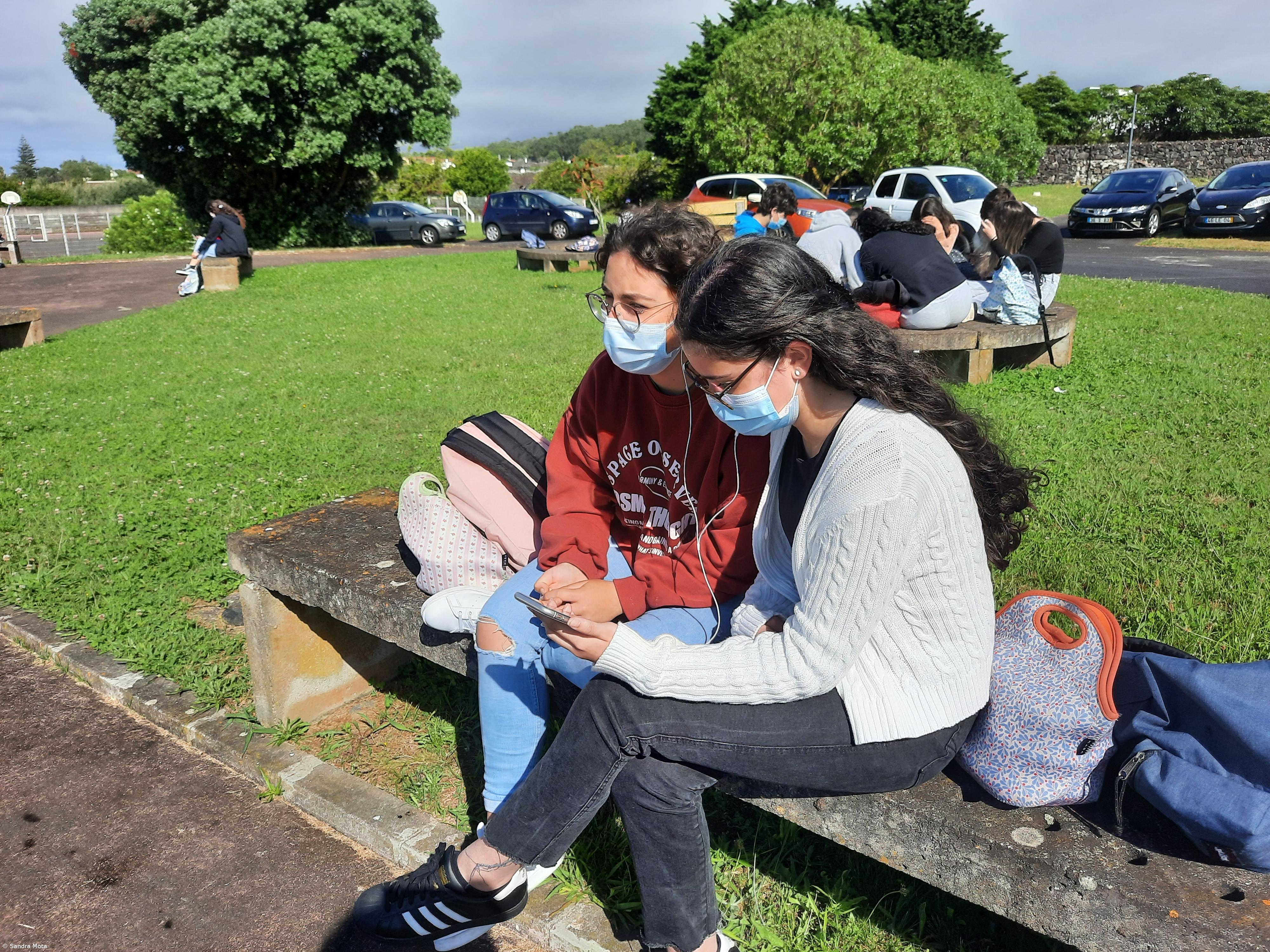 Escola Secundária de Caldas das Taipas e uma turma da Escola Secundária de Lagoa desenvolvem interação virtual  – Imagem 2