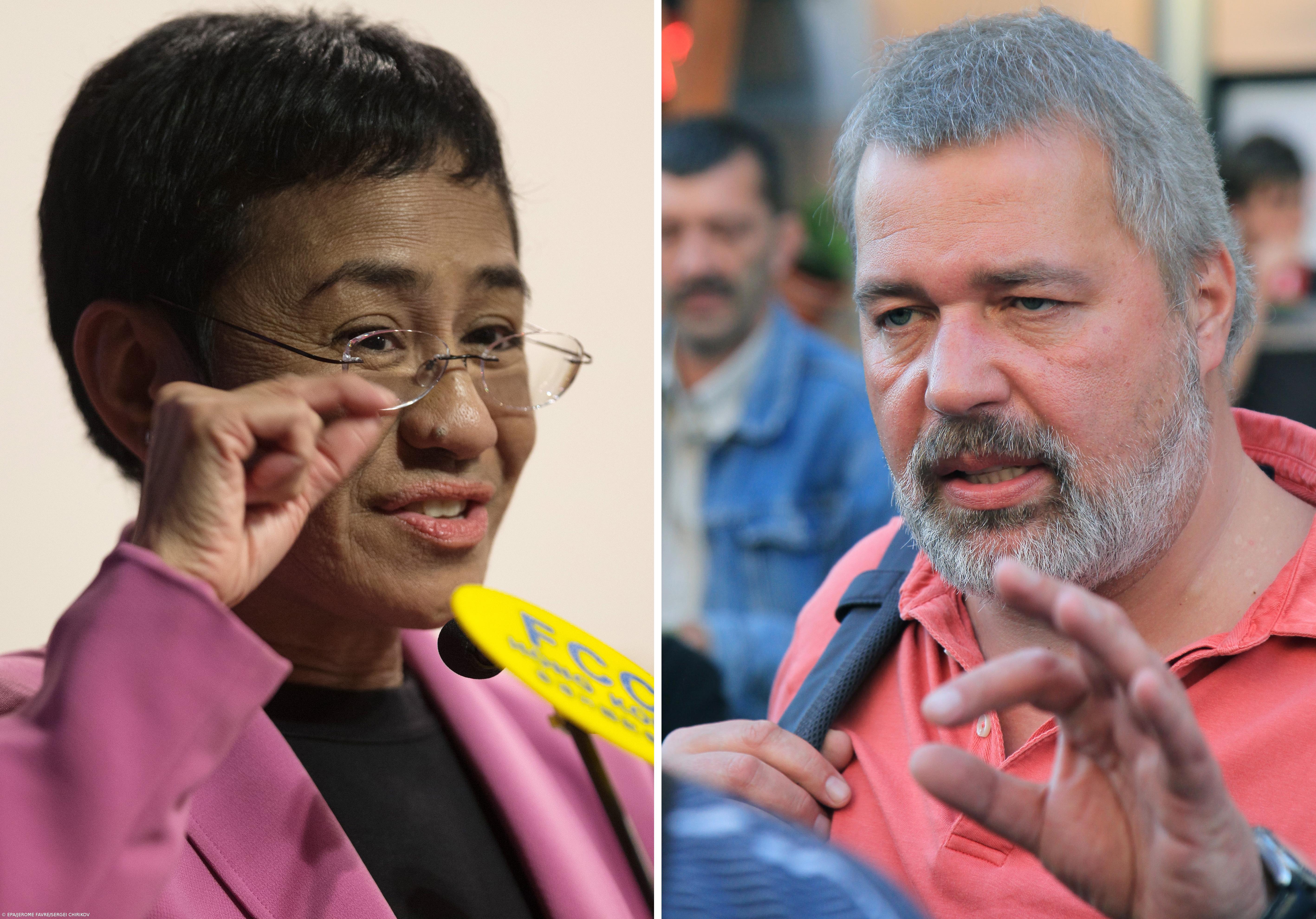 Prémio Nobel da Paz para jornalistas Maria Ressa e Dmitry Muratov – Imagem 1