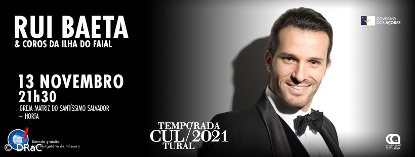 Concertos por Rui Baeta nas Flores, Graciosa e Faial – Imagem 1