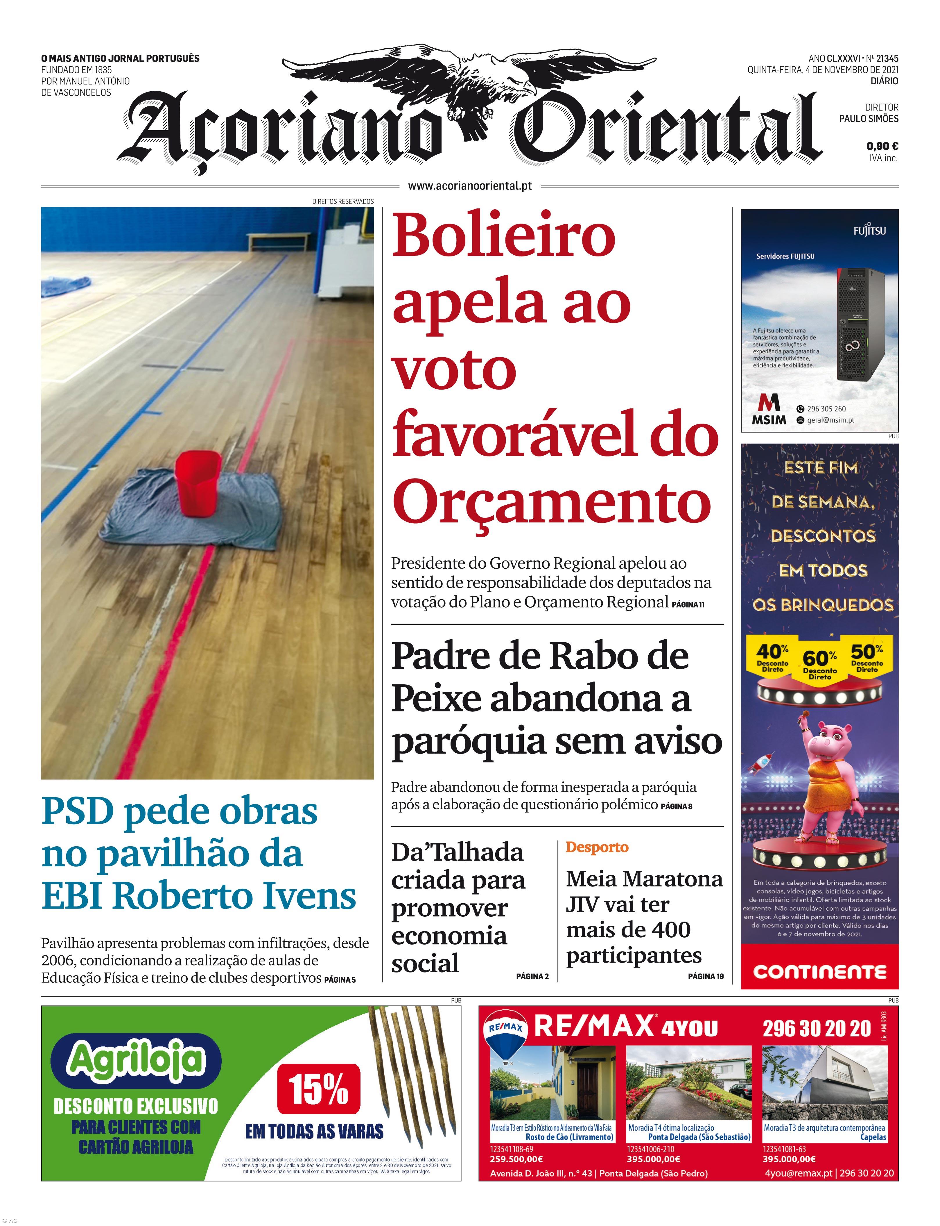 Bolieiro apela ao voto favorável do Orçamento – Imagem 1