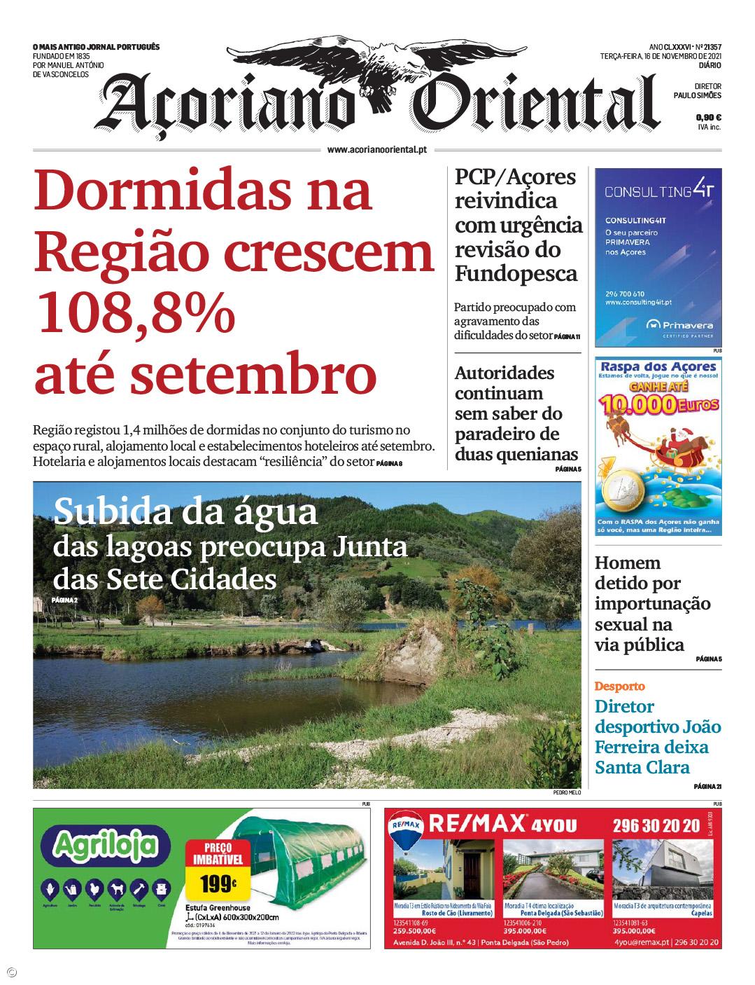 Dormidas na Região crescem 108,8% até setembro – Imagem 1