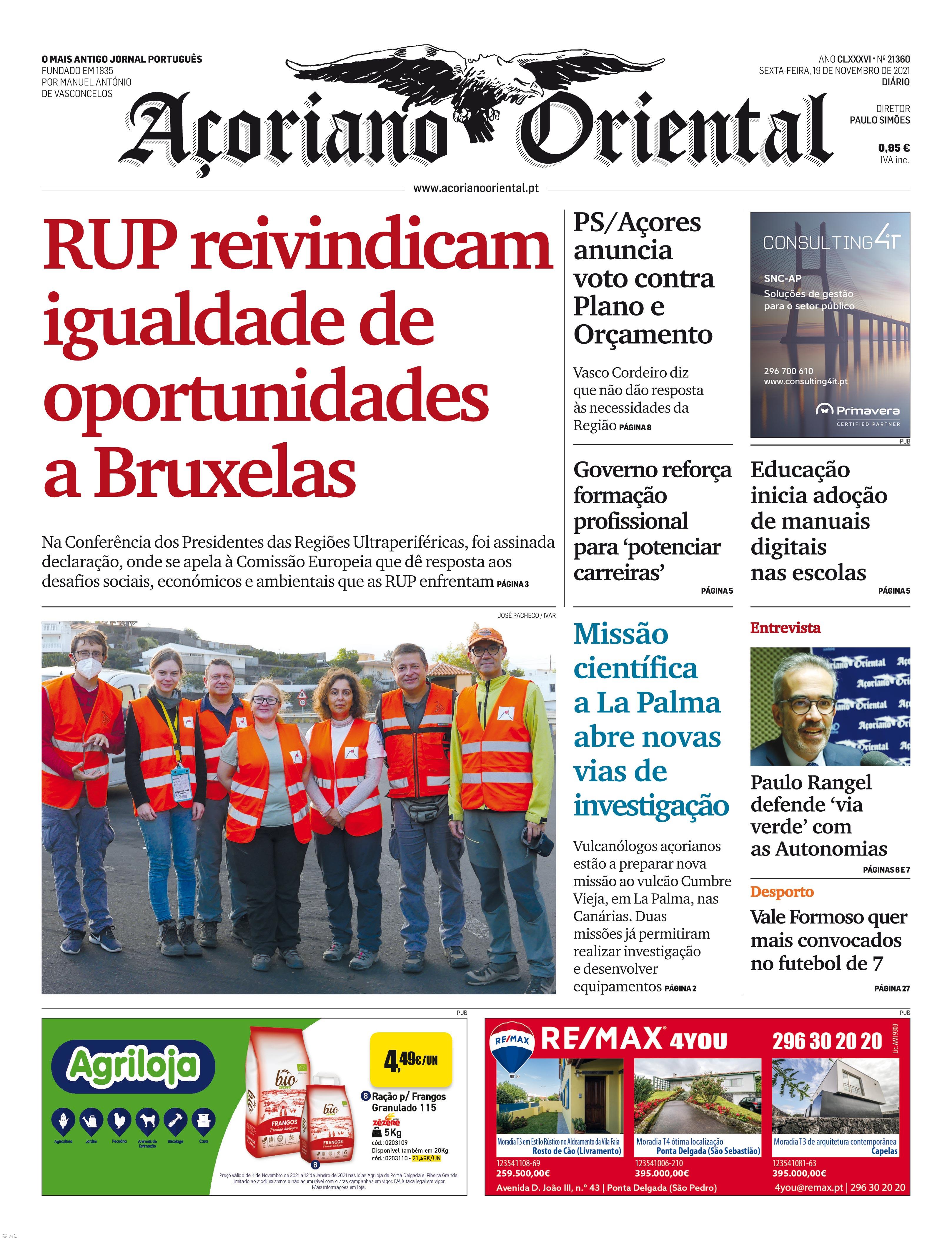 RUP reivindicam igualdade de oportunidades a Bruxelas – Imagem 1