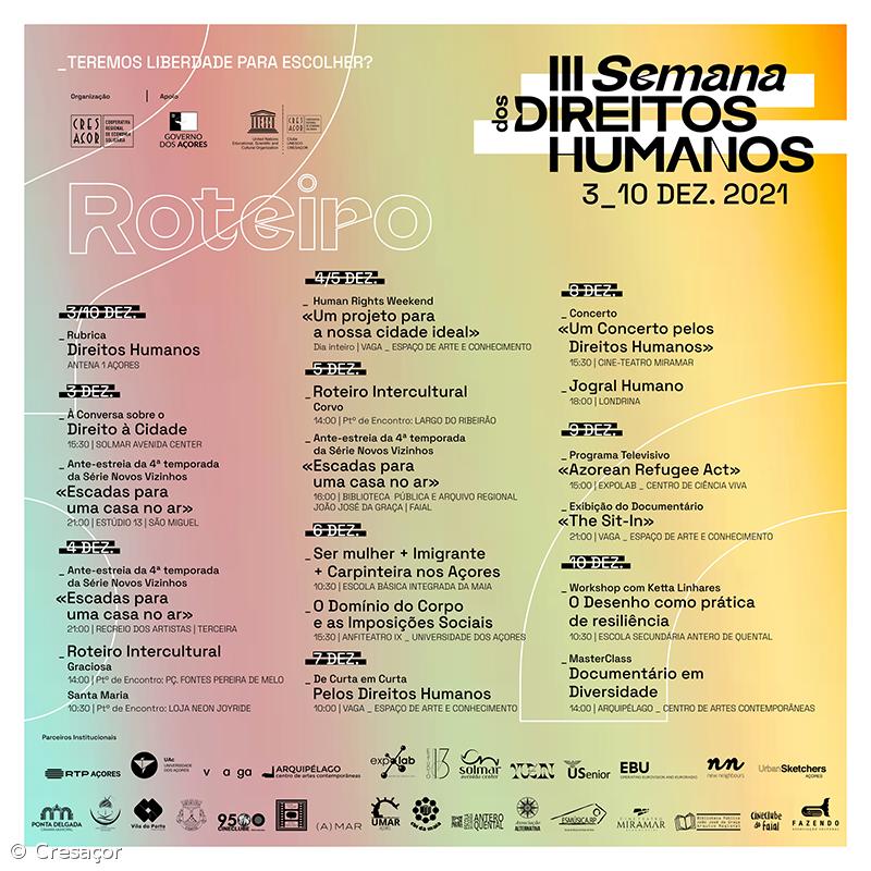 III Semana dos Direitos Humanos pretende refletir sobre a liberdade – Imagem 2