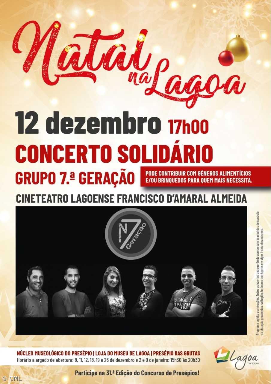 Concerto solidário na Lagoa com o grupo 7ª Geração – Imagem 1