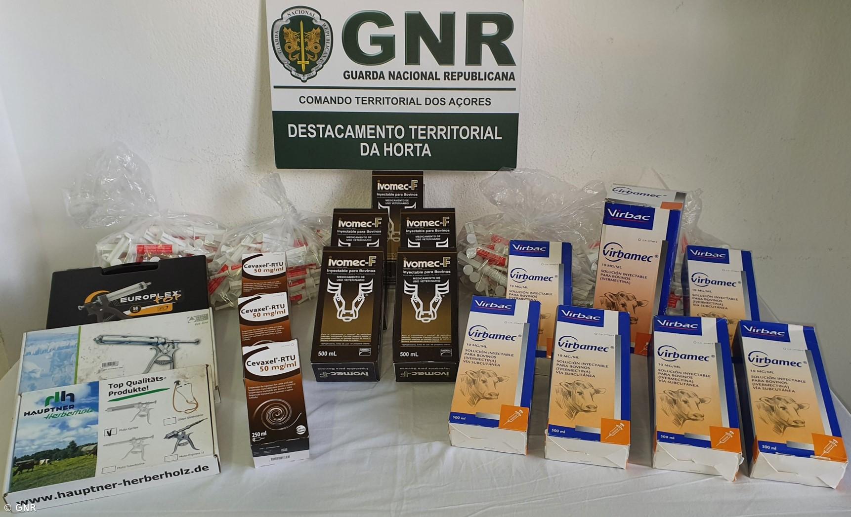 Apreensão de medicamentos veterinários nas ilhas do Faial, Pico e São Jorge  – Imagem 1