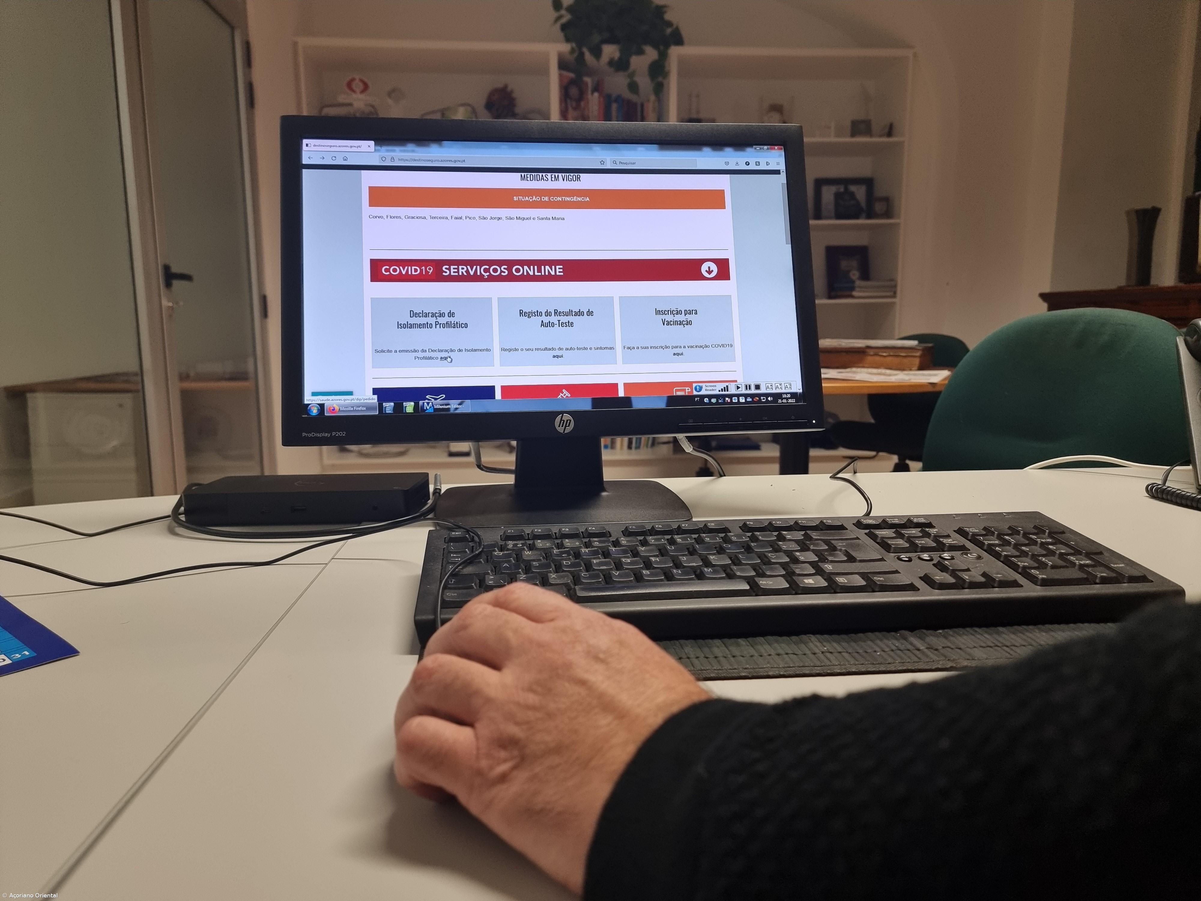 Plataforma 'online' dos Açores deu resposta a 4.736 solicitações em três dias – Imagem 1