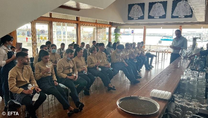 Formandos da EFTA participam em Master Class sobre o Gin Baleia – Imagem 1