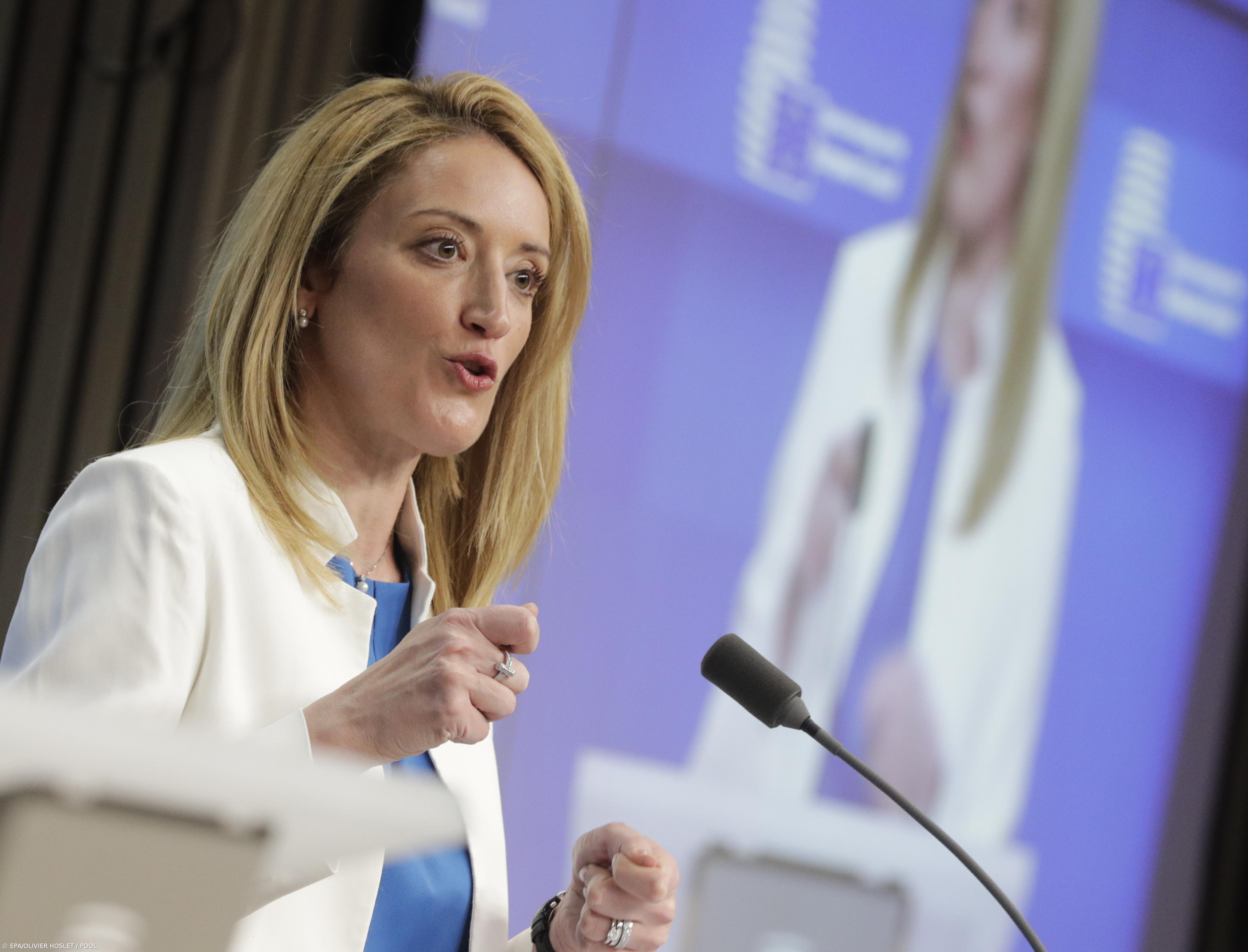 Metsola disponível para colaborar com António Costa na resposta aos desafios da UE – Imagem 1