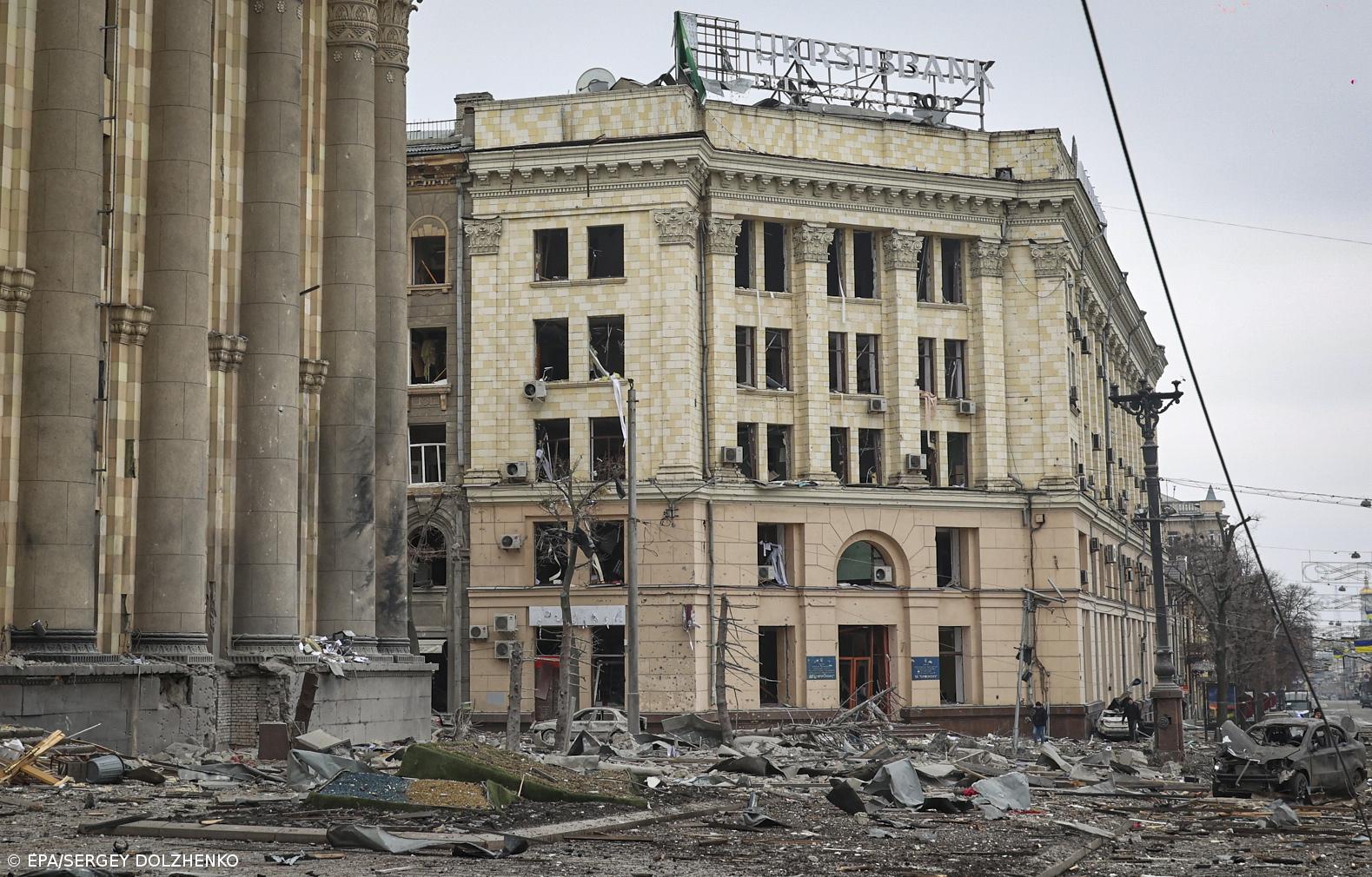 Cidades de Lviv e Kharkiv também alvo de bombardeamentos russos – Imagem 1