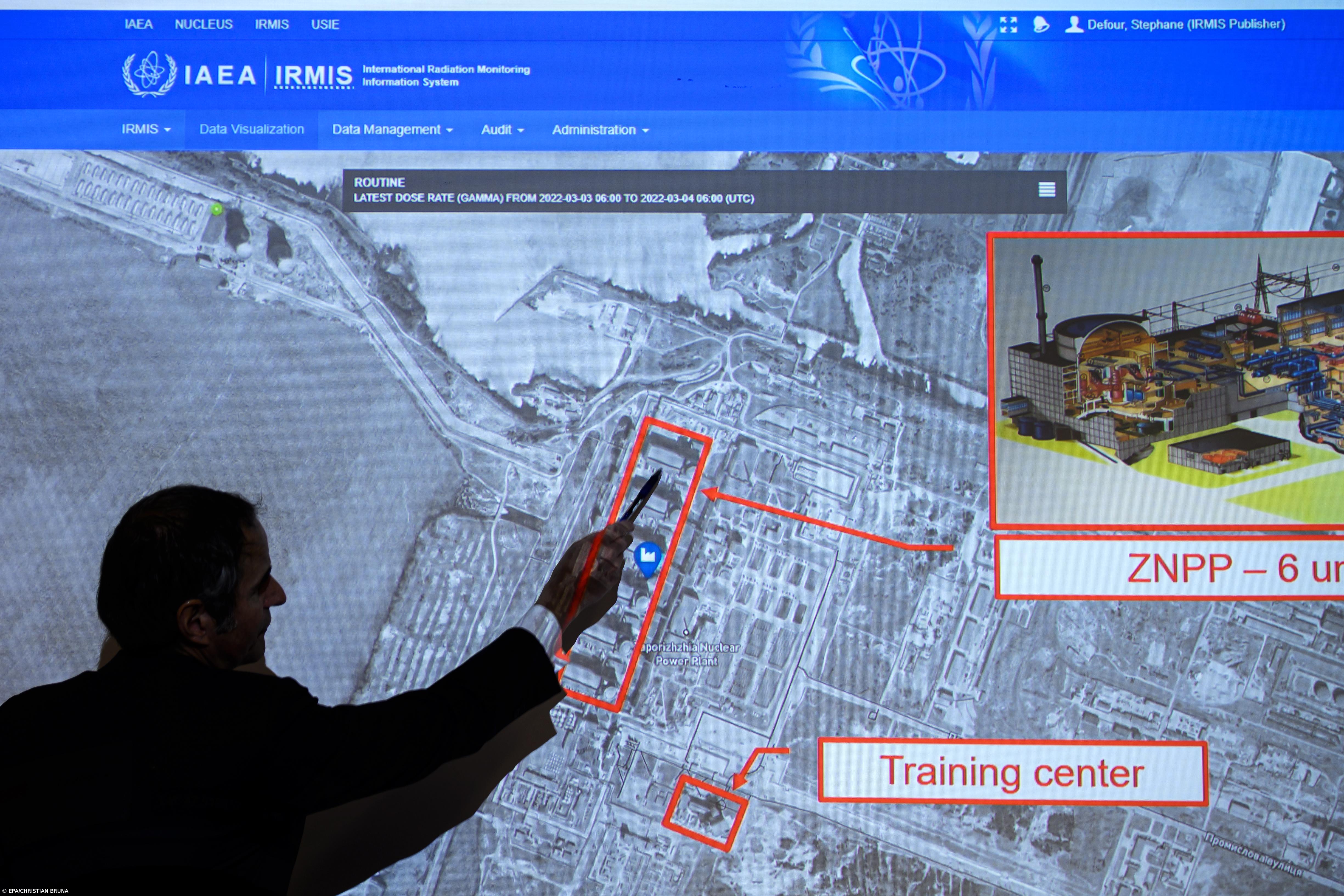 Tropas russas tomaram central nuclear de Zaporizhzhia – Imagem 1