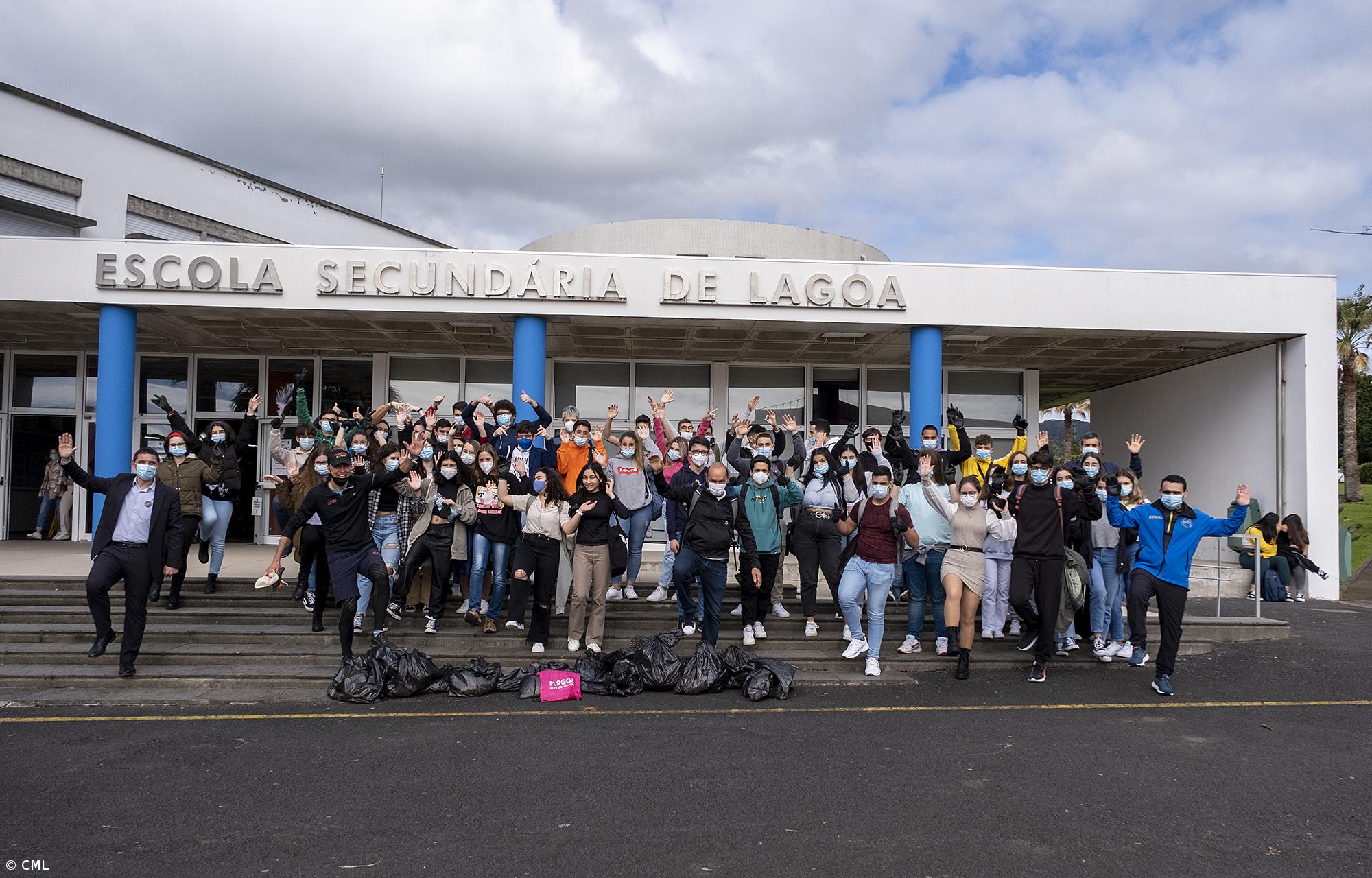 Erik Ahlström na Escola Secundária de Lagoa – Imagem 3