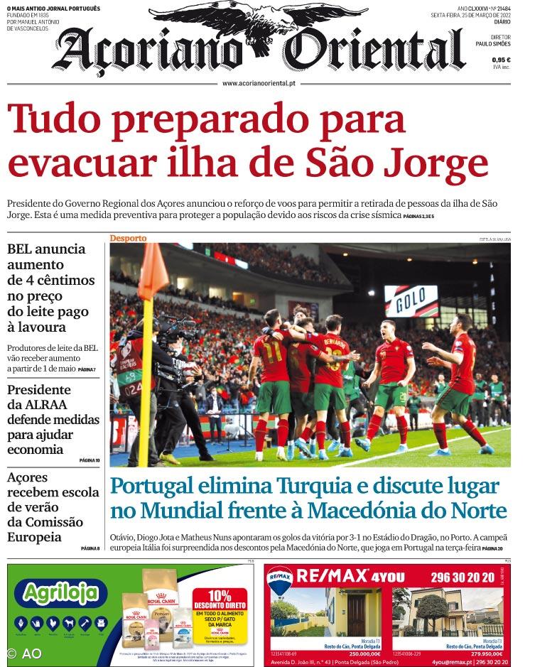 Tudo preparado para evacuar ilha de São Jorge – Imagem 1