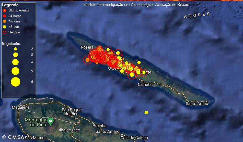 Cerca de 215 sismos já sentidos pela população – Imagem 1