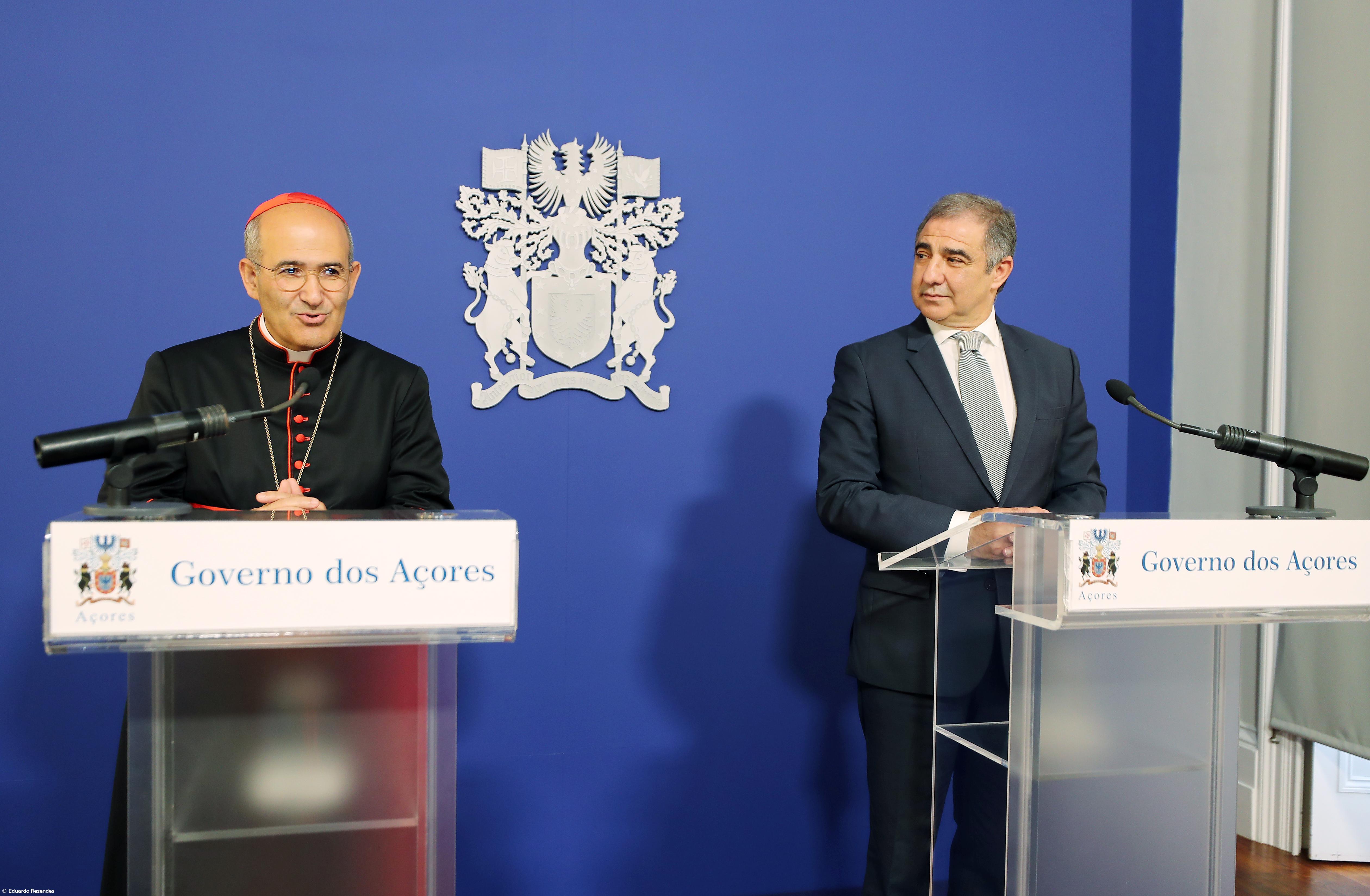 Presidente do Governo recebeu Cardeal Tolentino de Mendonça no Palácio de Sant’Ana – Imagem 1