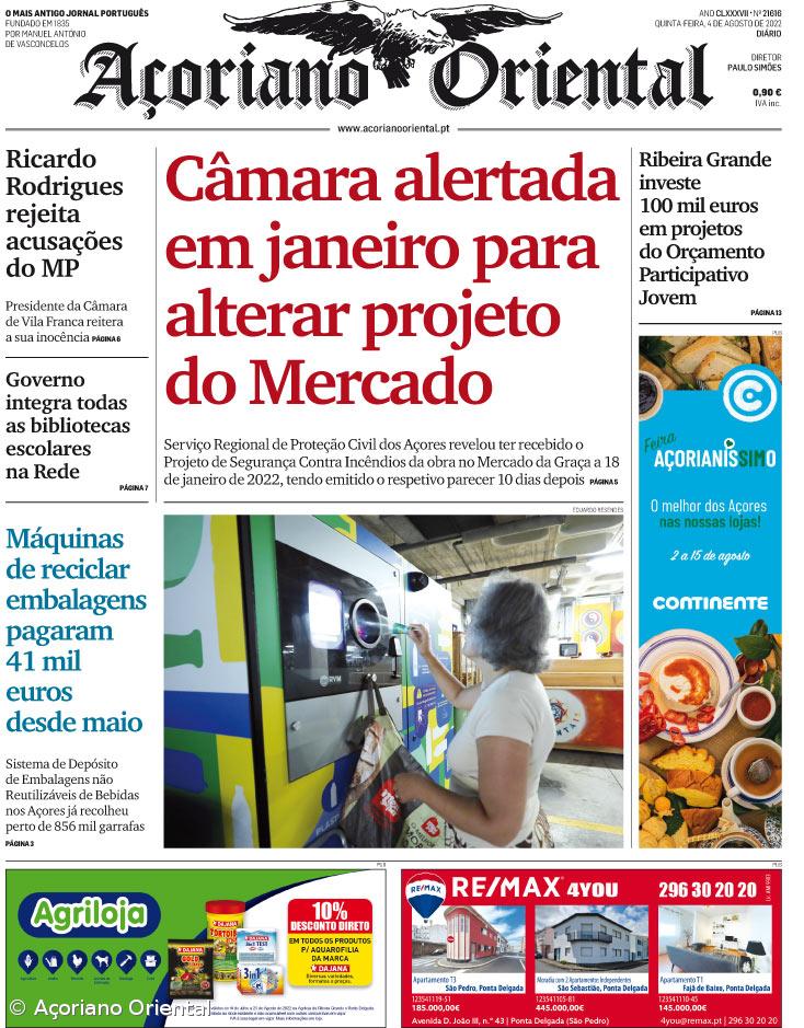 CAPA AO 4 de Agosto – Imagem 1