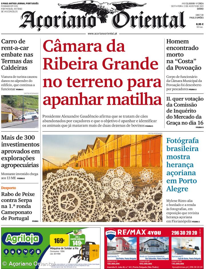 CAPA AO 12 AGOSTO 2022 – Imagem 1
