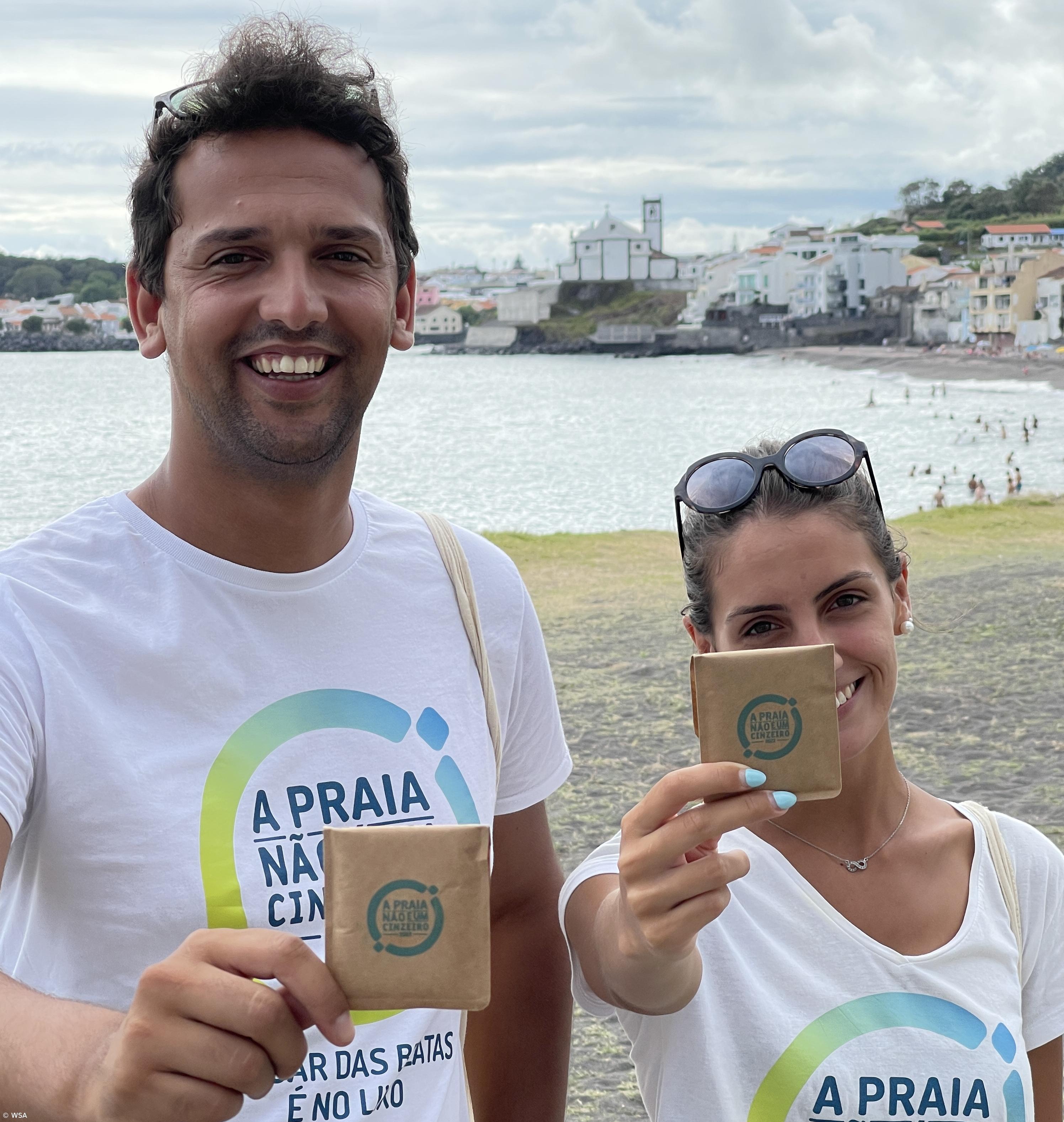 Tabaqueira passa a mensagem de que “a praia não é um cinzeiro” – Imagem 1