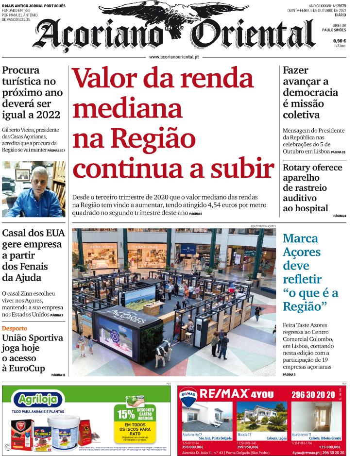 Valor da renda mediana na Região continua a subir – Imagem 1