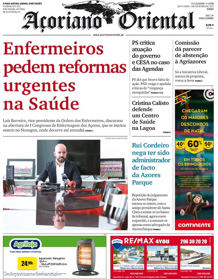 capa AO 4 de novembro 2022 – Imagem 1