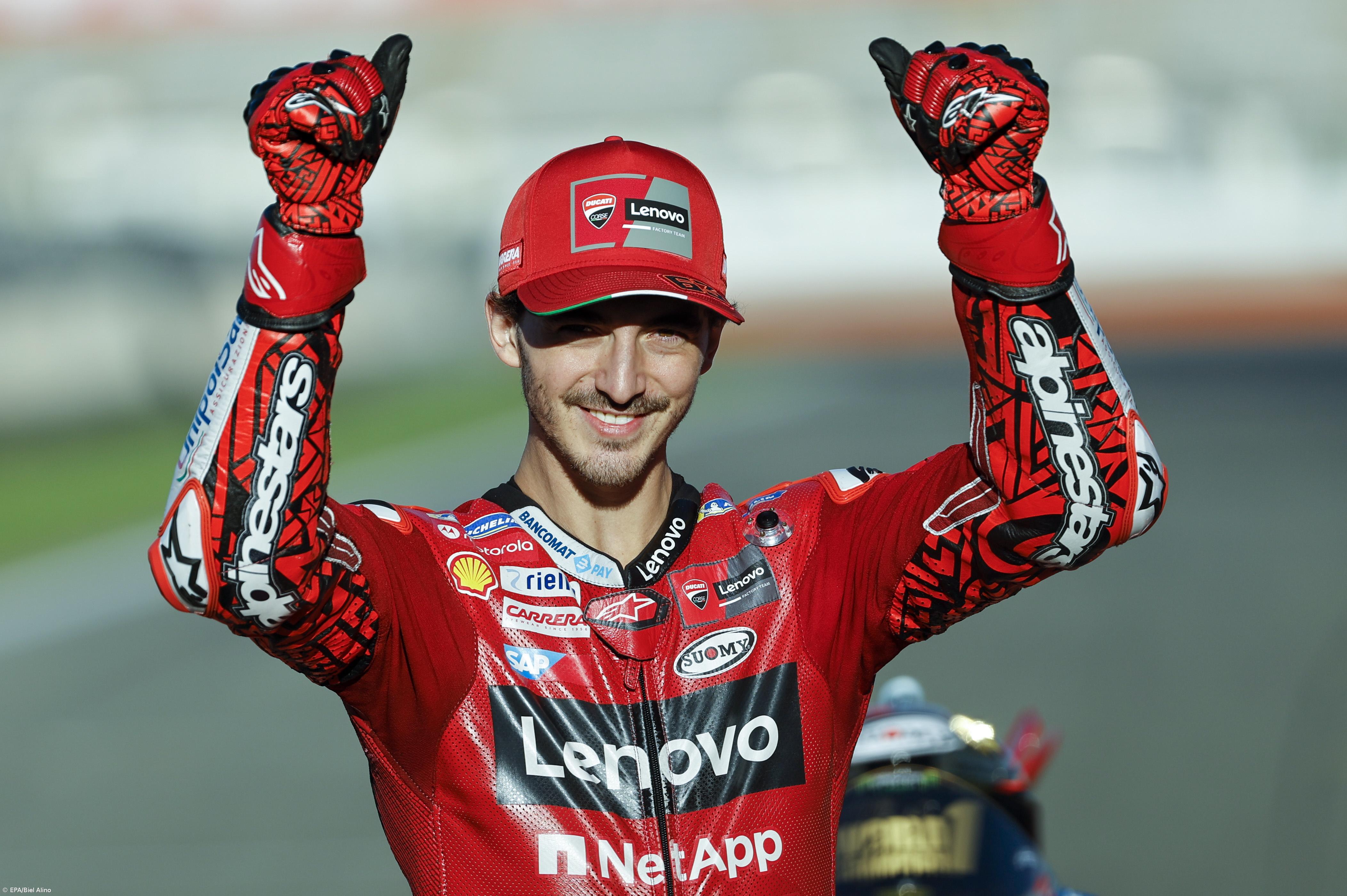 Francesco Bagnaia sagra-se campeão mundial de MotoGP pela primeira vez – Imagem 1