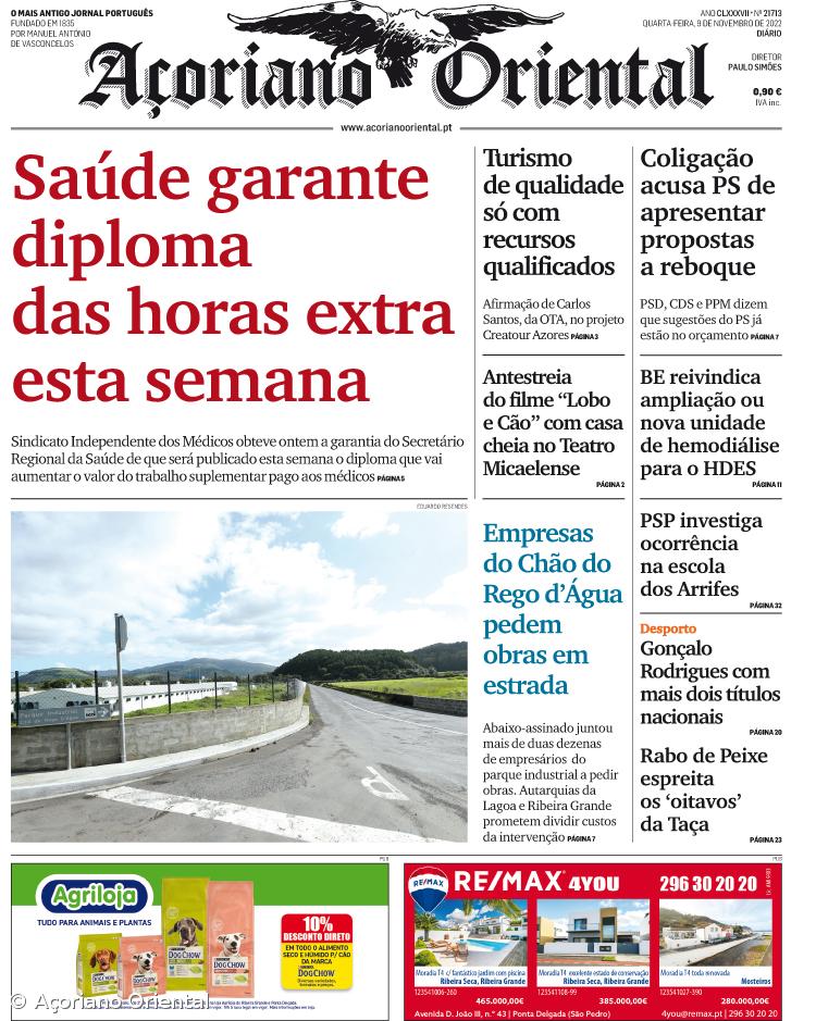 Capa AO 9 de novembro de 2022 – Imagem 1