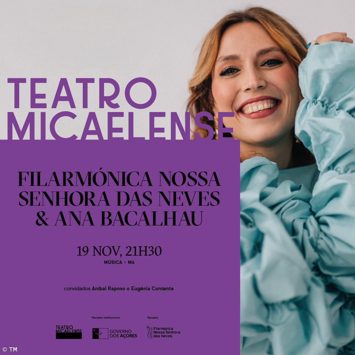 Ana Bacalhau atua com Filarmónica Nossa Senhora das Neves no Teatro Micaelense – Imagem 1