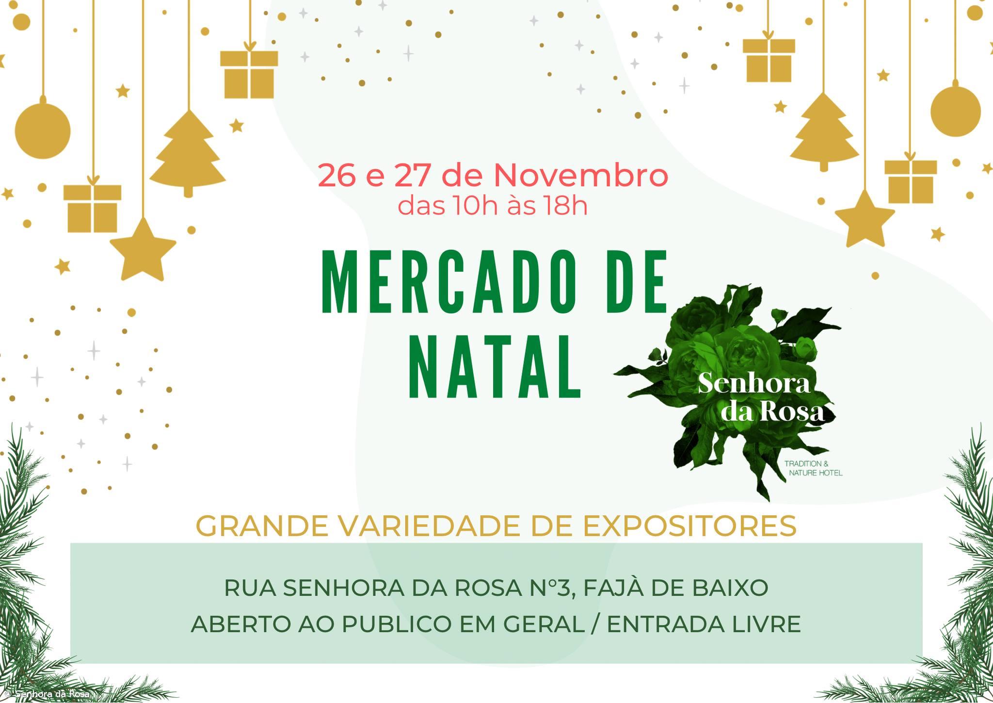 Mercado de Natal da Senhora da Rosa no fim de semana – Imagem 1