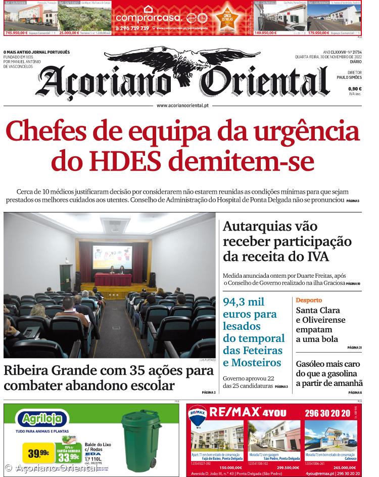 Capa AO 30 novembro 2022 – Imagem 1