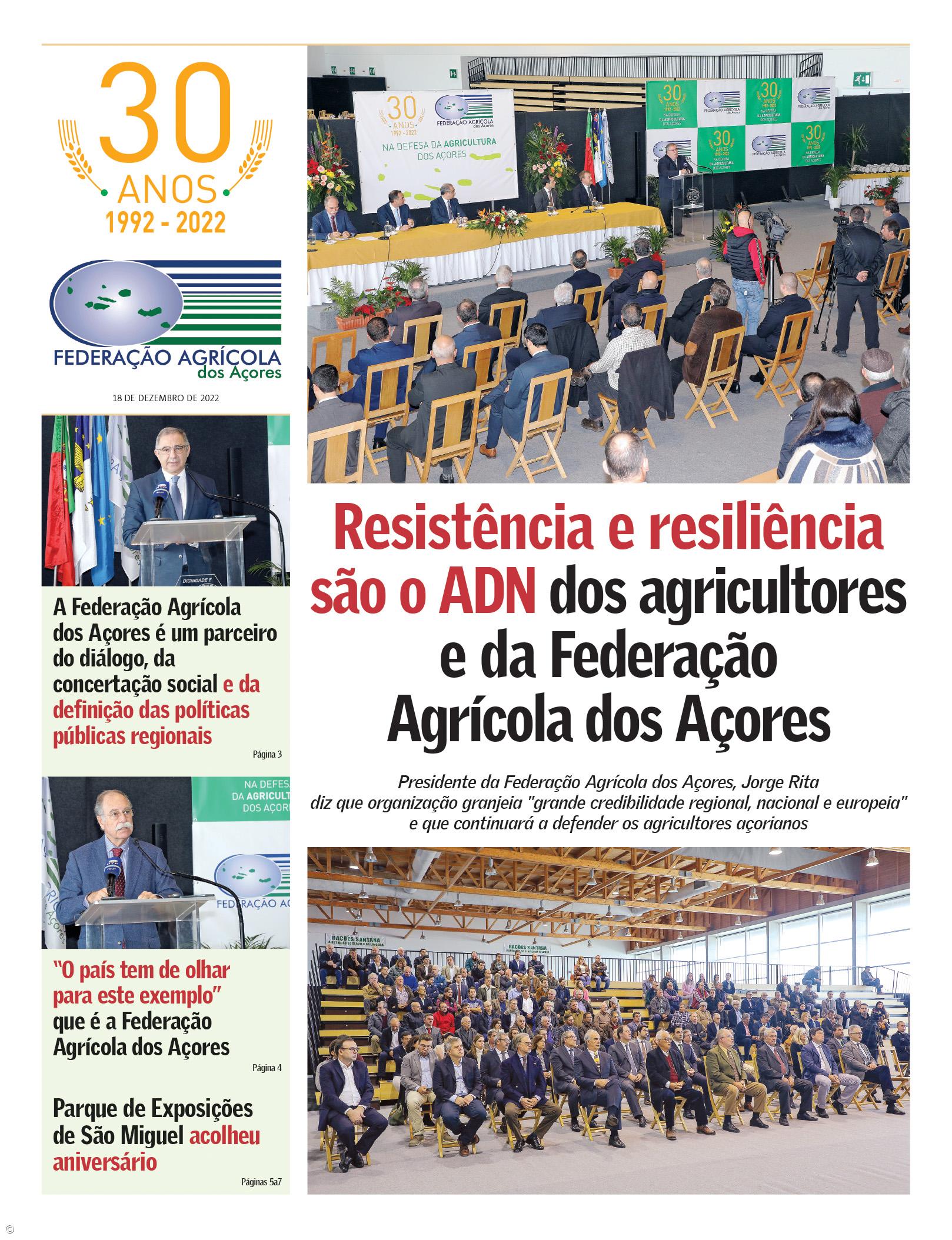 Resistência e resiliência são o ADN dos agricultores e da Federação Agrícola dos Açores – Imagem 1