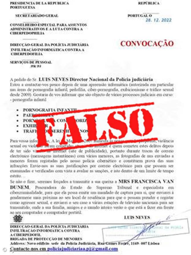 PJ alerta para mensagens fraudulentas – Imagem 5