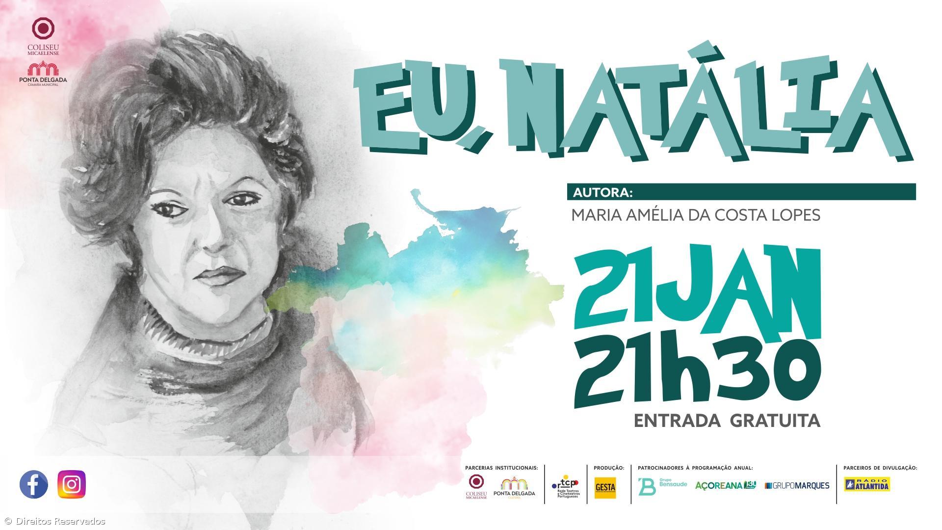 “Eu, Natália” no Coliseu Micaelense – Imagem 1