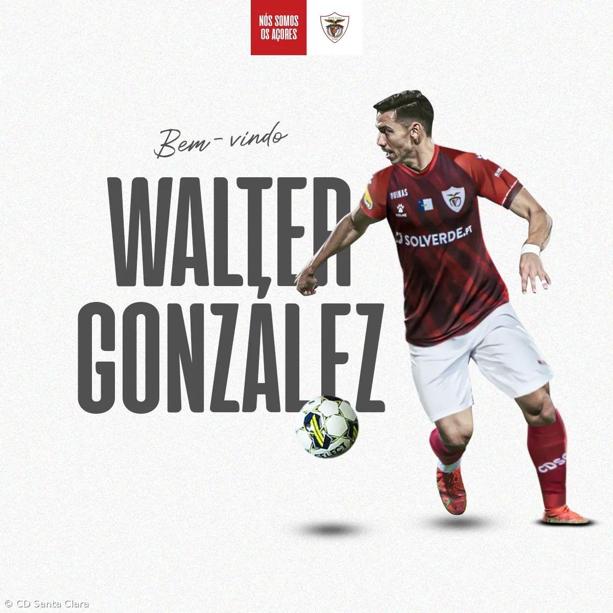 Santa Clara assegura empréstimo de Walter González até ao final da época – Imagem 1