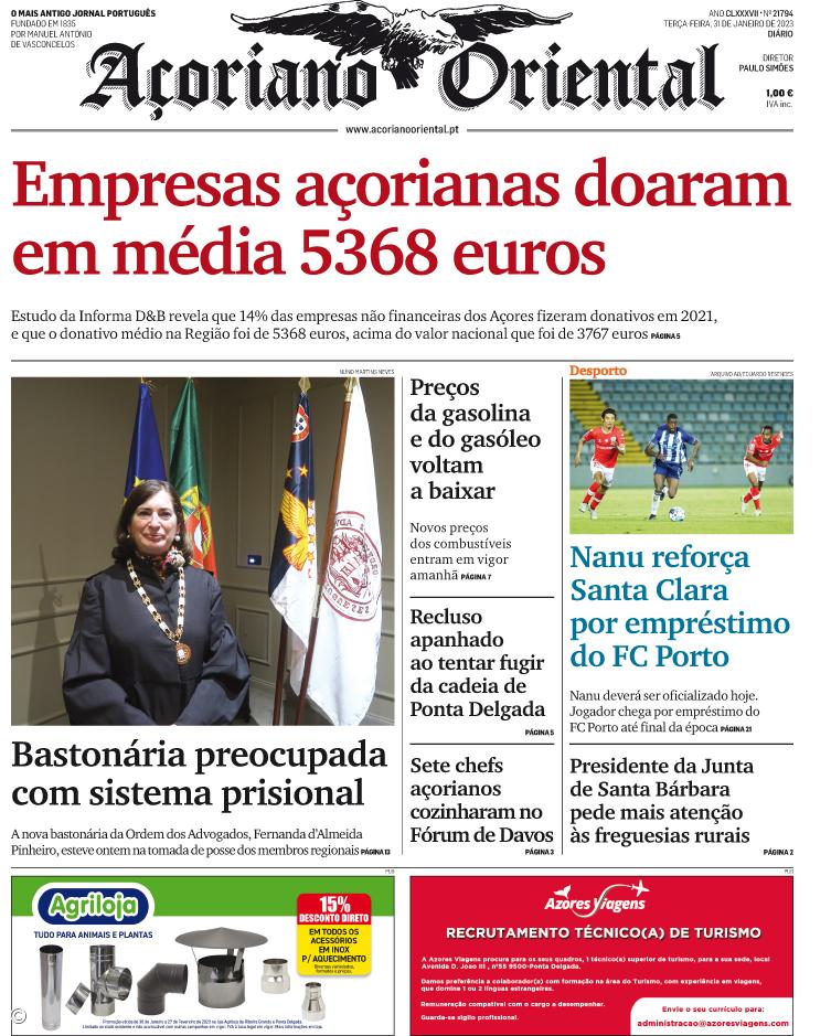 Empresas açorianas doaram em média 5368 euros – Imagem 1