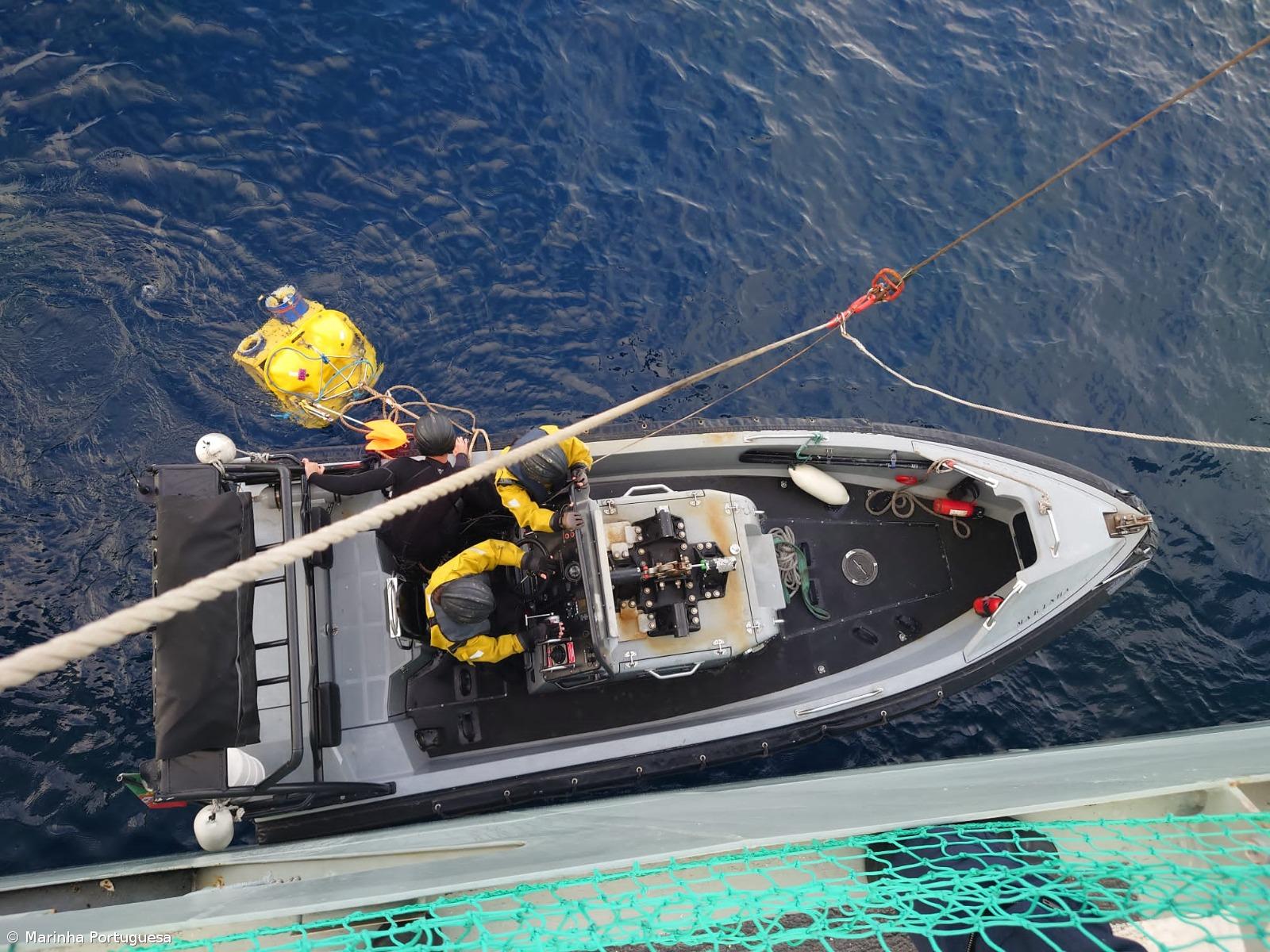 Navio da Marinha auxilia no estudo sobre atividade sísmica nos Açores – Imagem 1