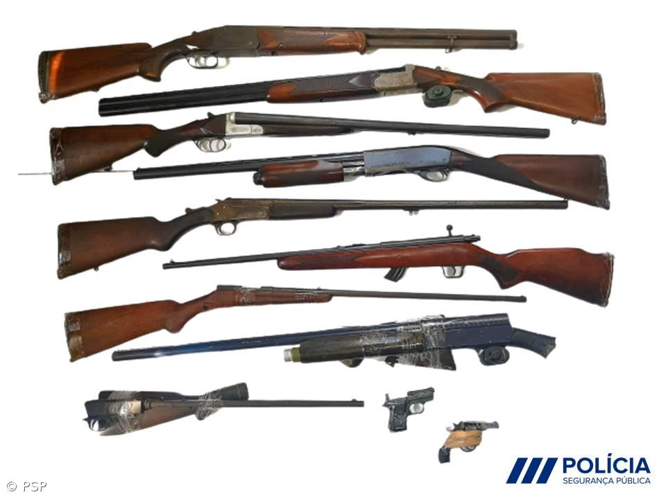 PSP apreende 11 armas de fogo – Imagem 1