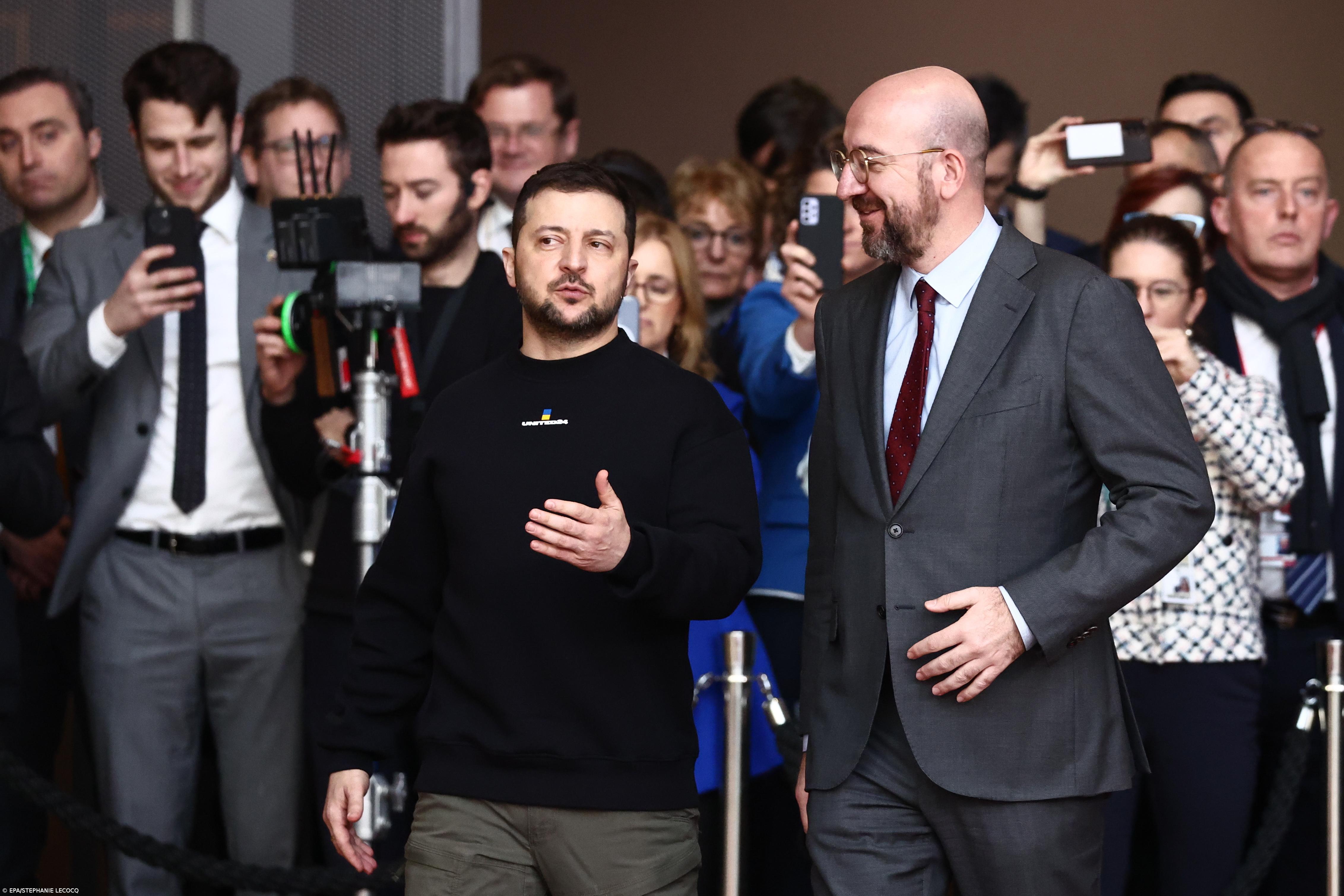 Zelensky diz em Bruxelas que UE é "o caminho para casa" – Imagem 1