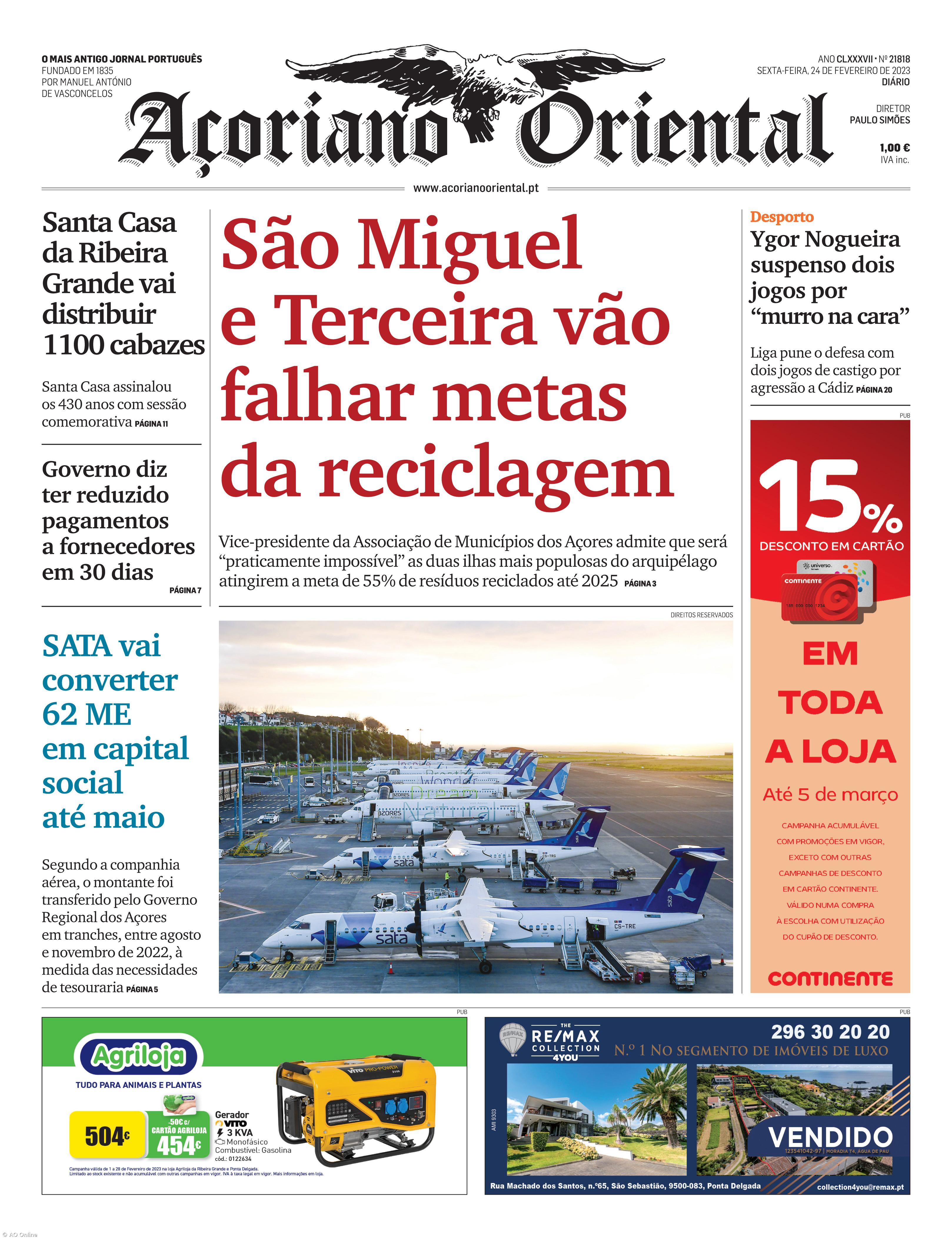 São Miguel e Terceira vão falhar metas da reciclagem – Imagem 1