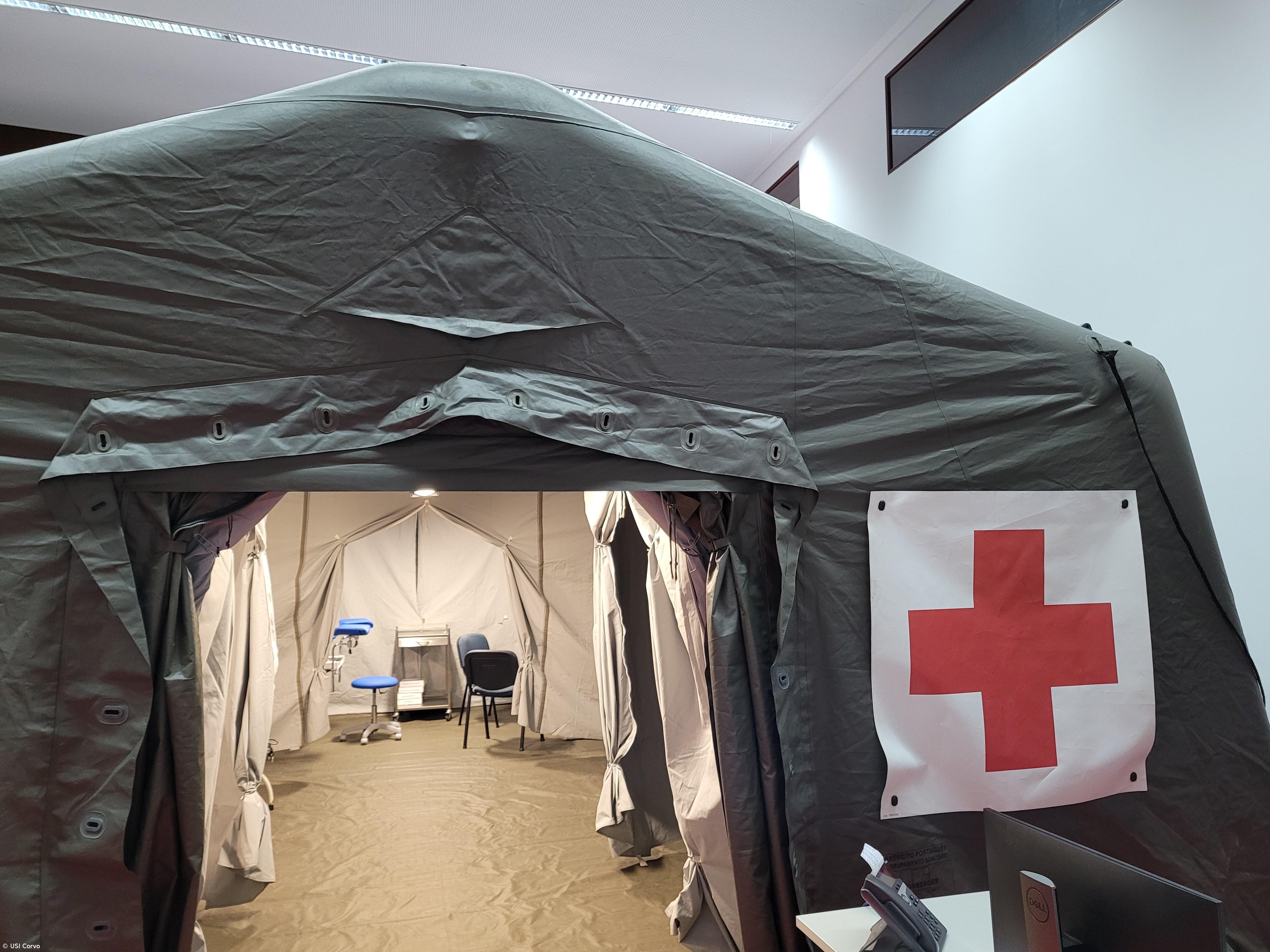 Estrutura de campanha assegura serviços de saúde na ilha do Corvo – Imagem 1