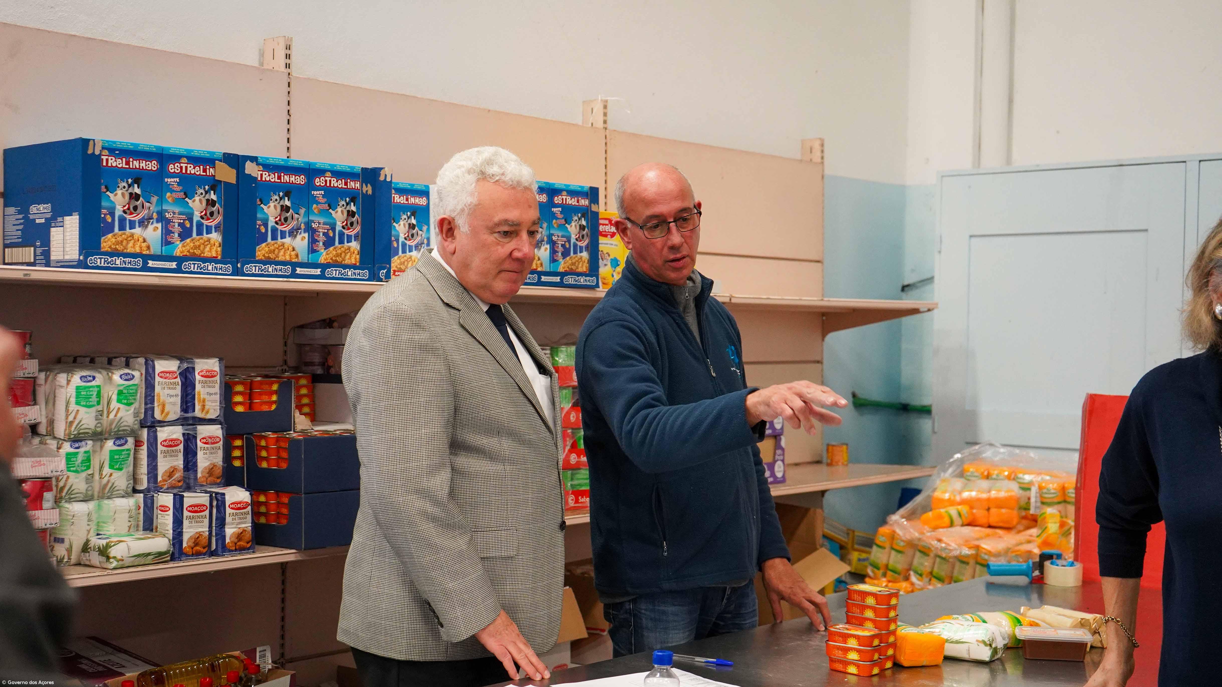 Governo dos Açores dá apoio extraordinário de 12.500 euros ao Banco Alimentar  – Imagem 1