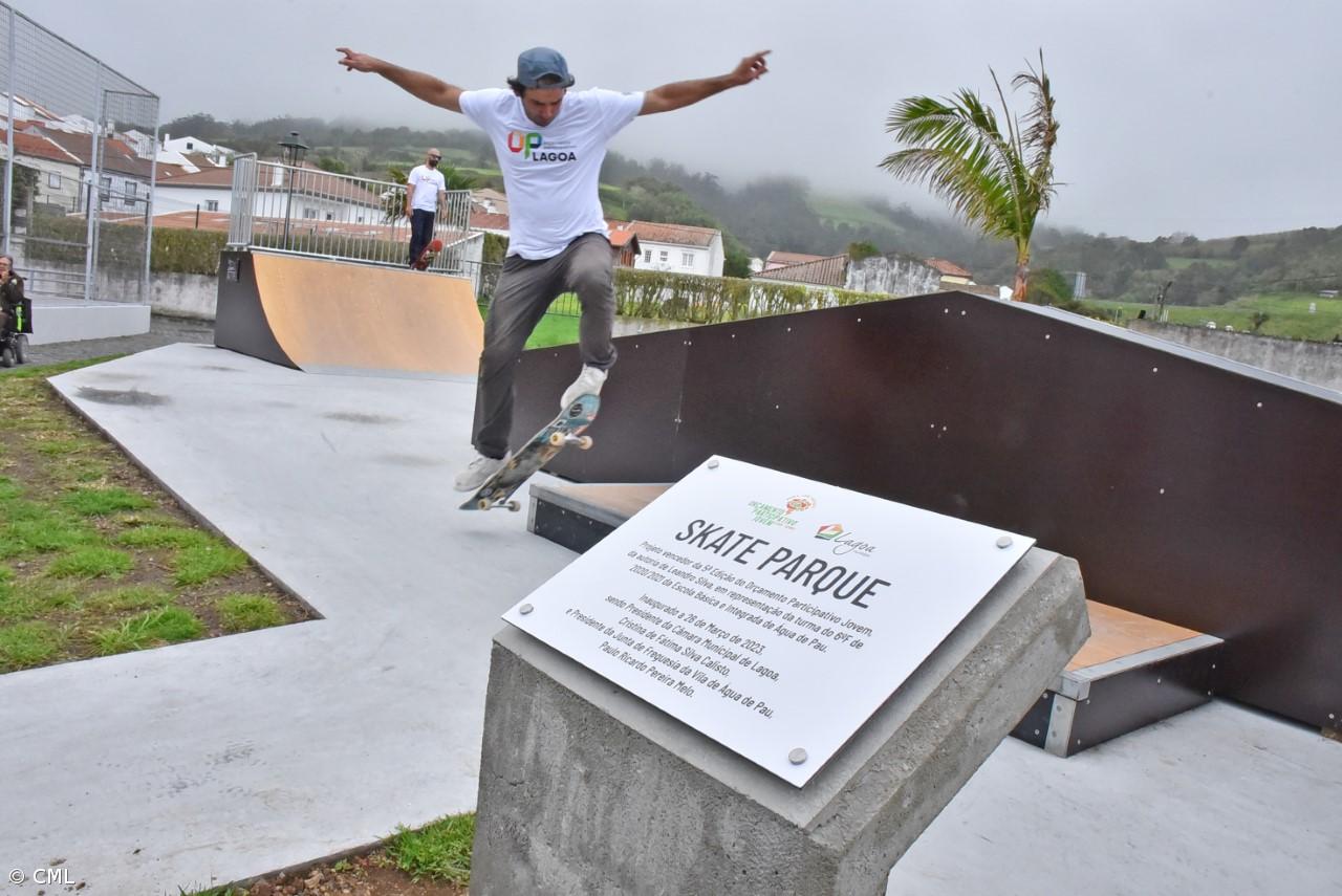 Skate park inaugurado na Vila de Água de Pau – Imagem 1