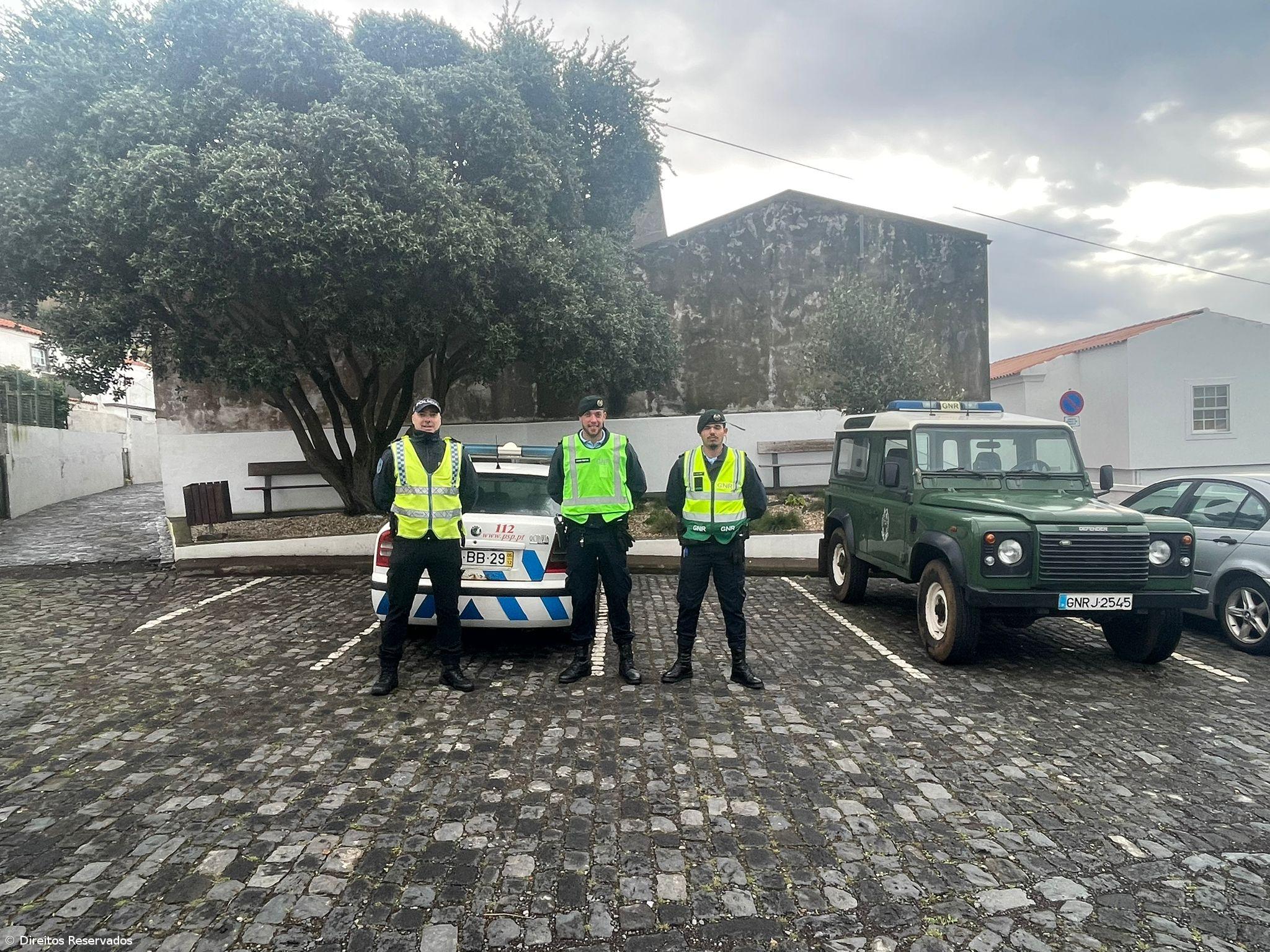 PSP e a GNR nos Açores fiscalizam 221 condutores – Imagem 1