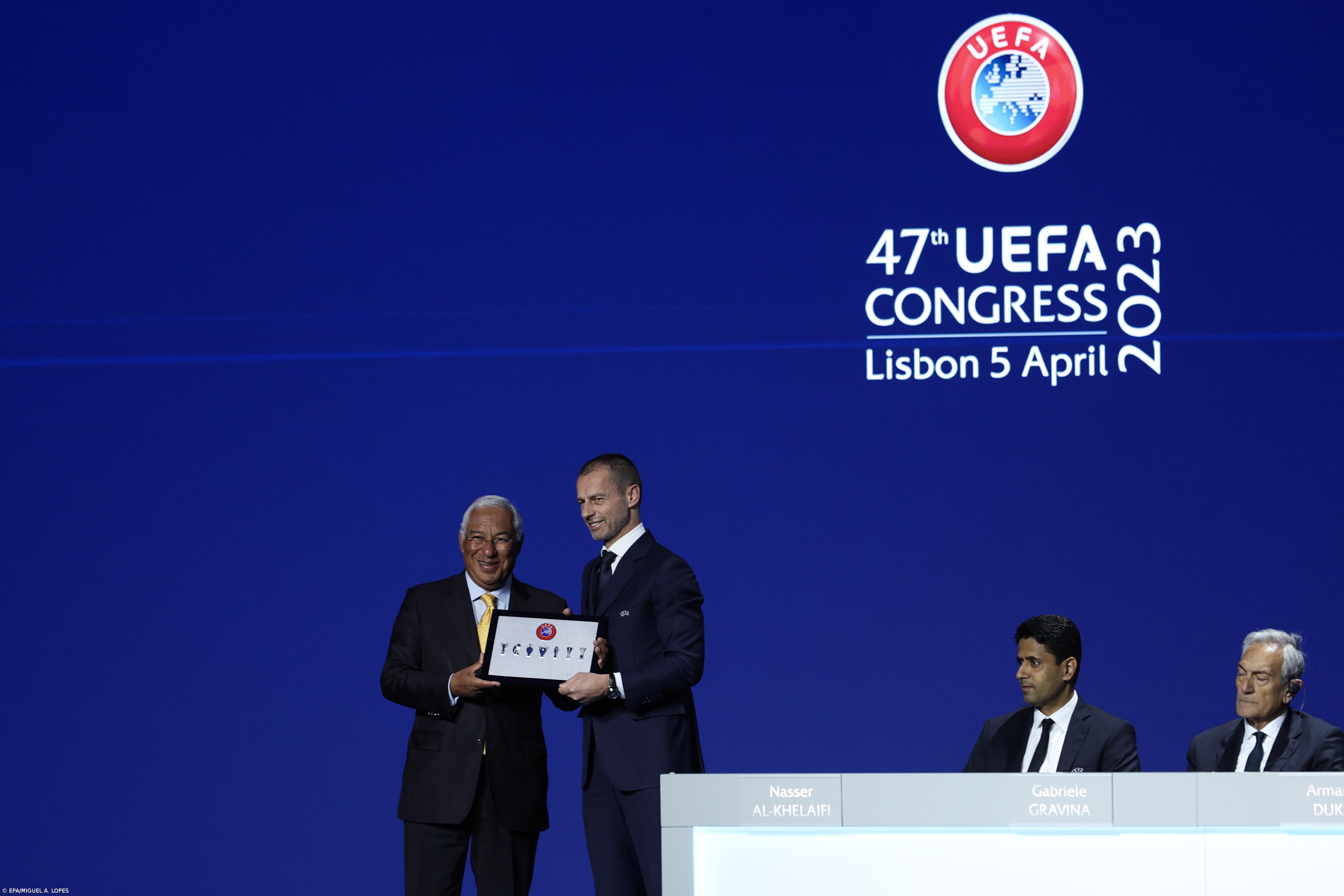 António Costa promove candidatura ao Mundial de 2030 no congresso da UEFA – Imagem 1
