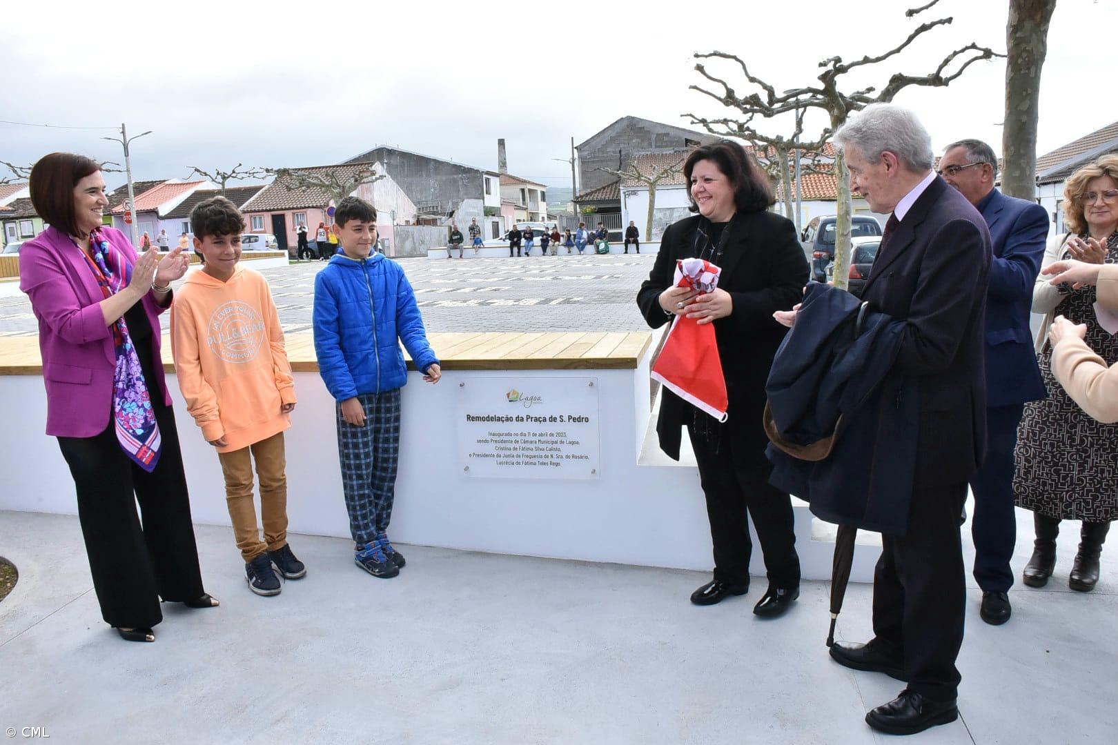 Inauguração da Praça do Largo de São Pedro na Lagoa – Imagem 1