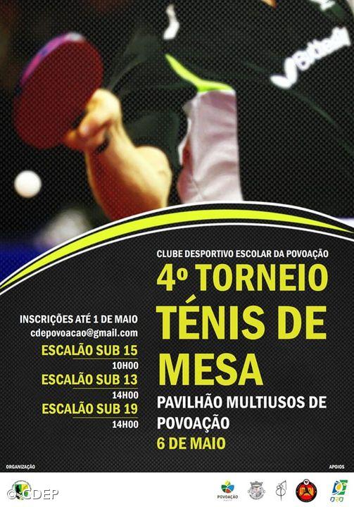 4º Torneio de Ténis de Mesa  – Imagem 1