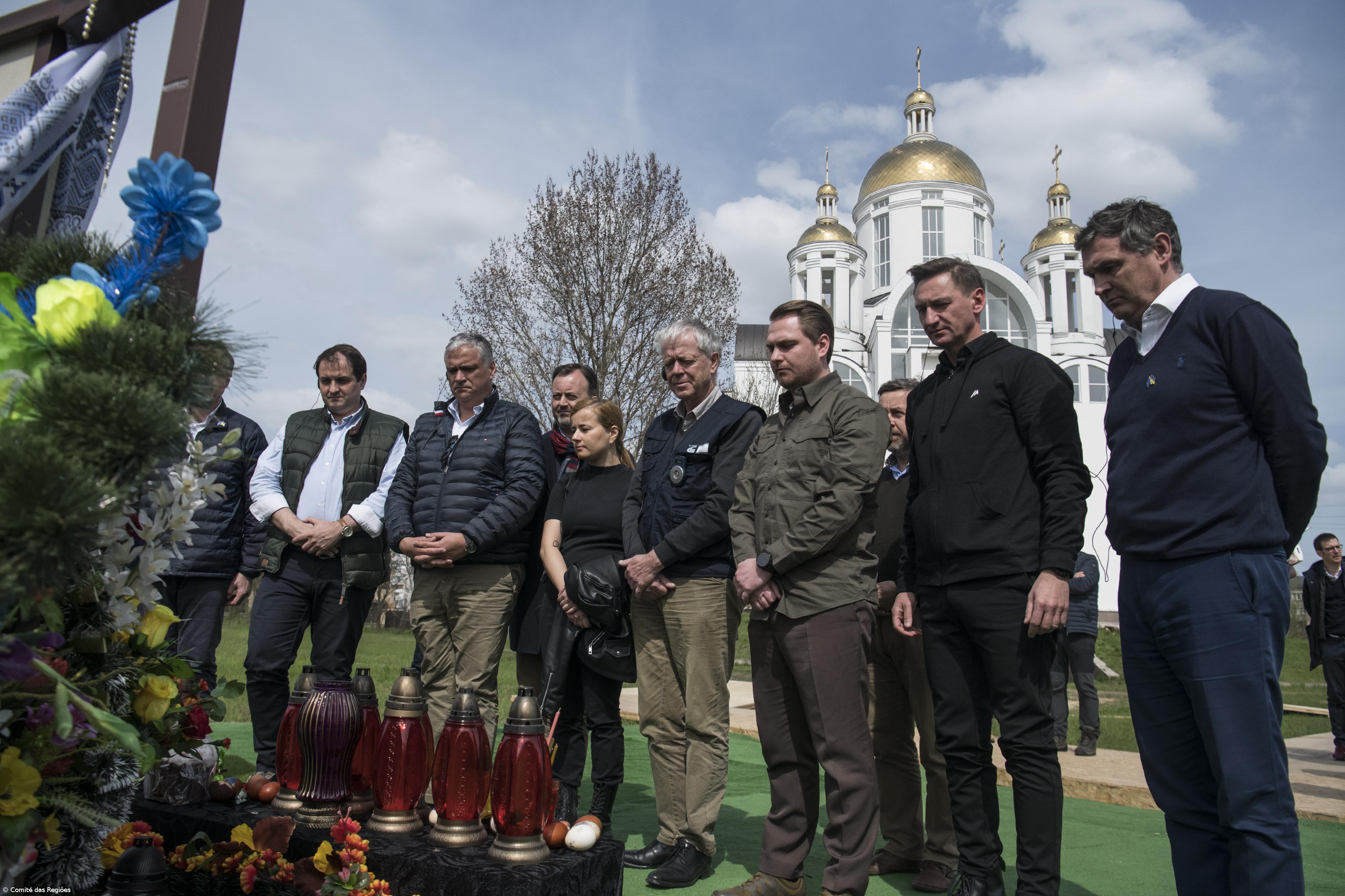 Vasco Cordeiro transmitiu a Zelensky em Kiev apoio do poder local europeu – Imagem 3