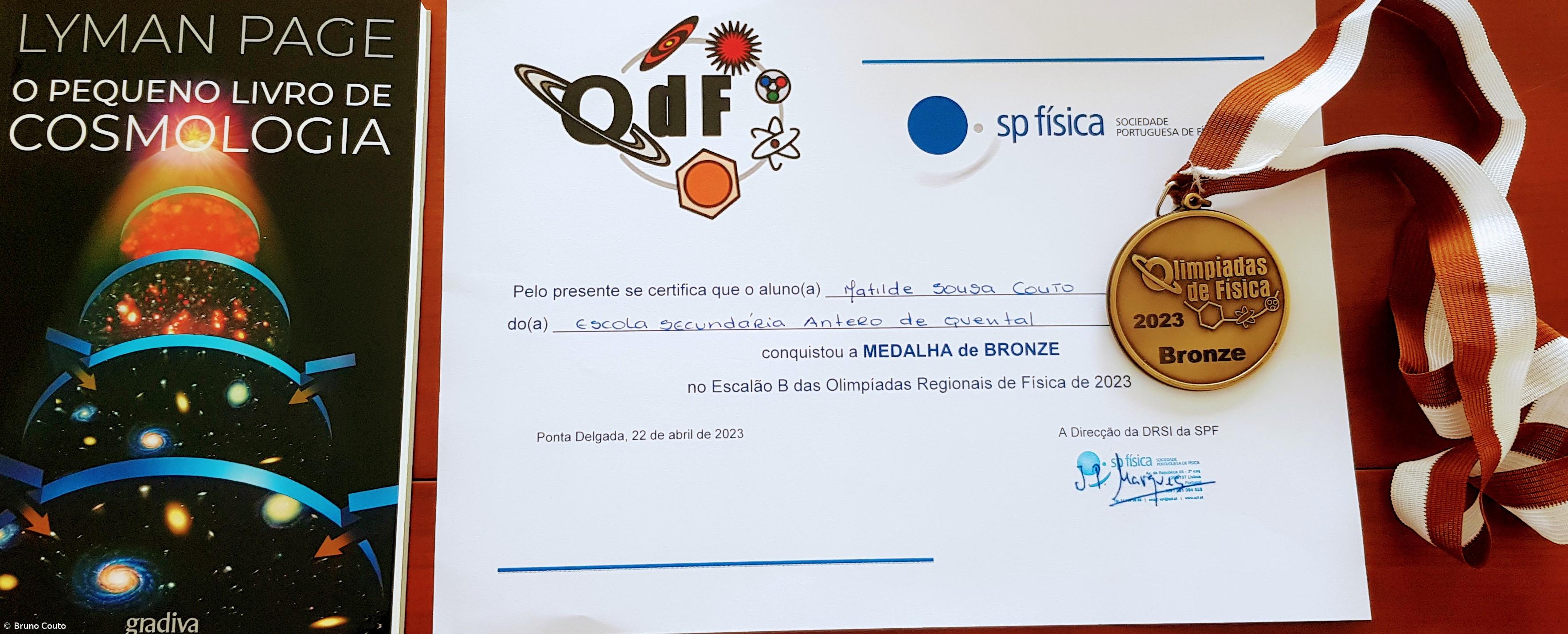 Medalha de Bronze na Fase Regional das Olimpíadas de Física – Imagem 1