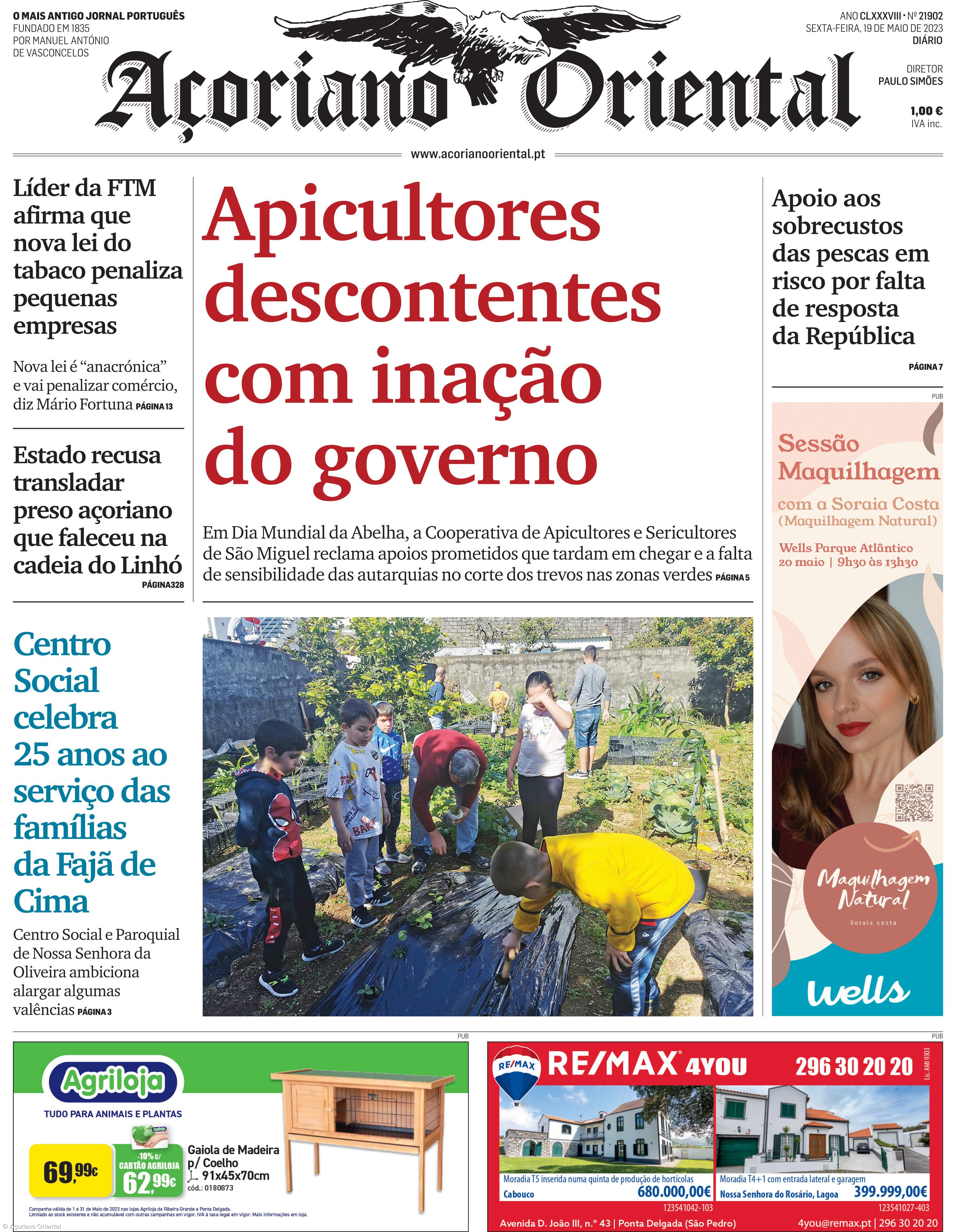 Capa AO 19 maio 2023 – Imagem 1