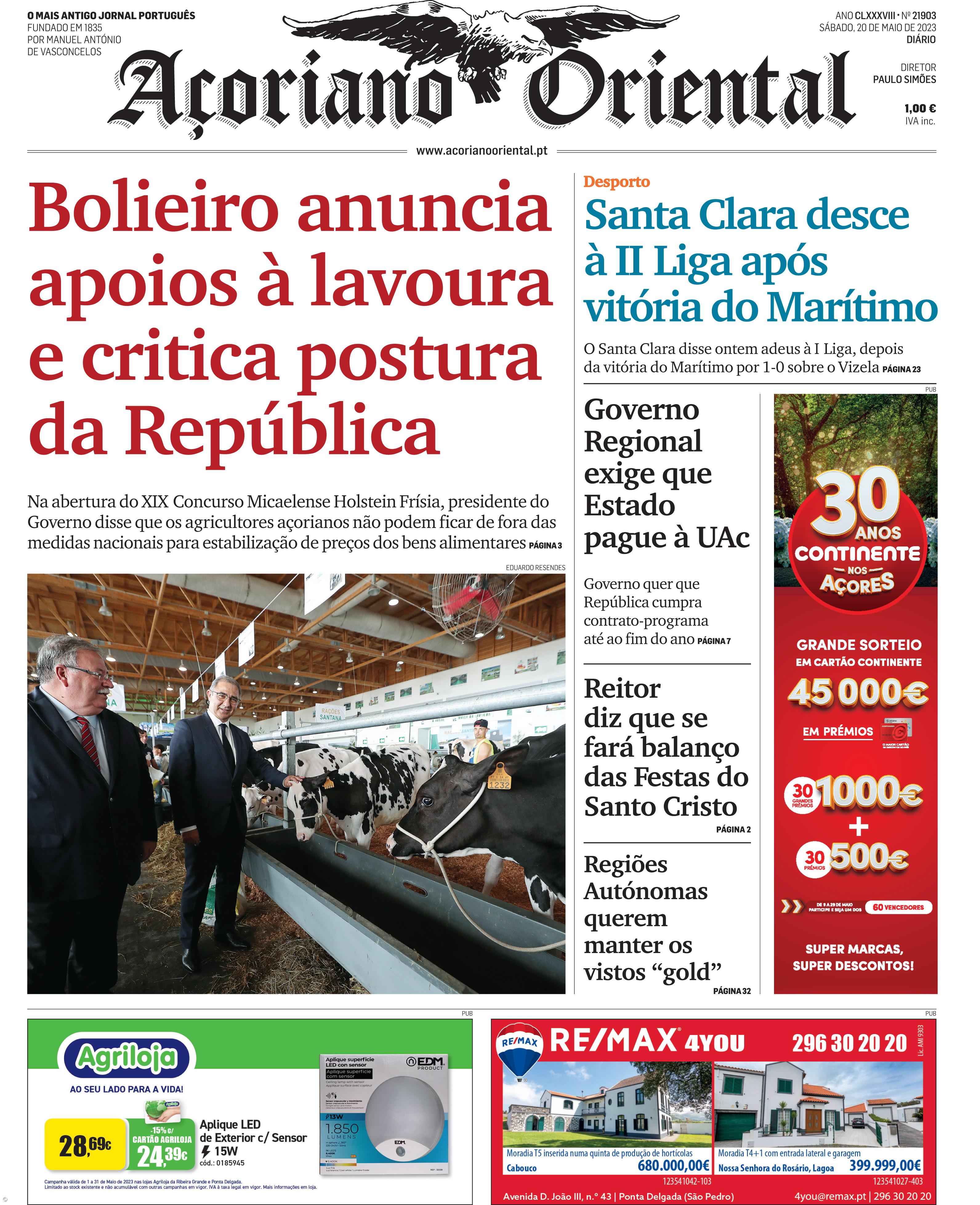 Bolieiro anuncia apoios à lavoura e critica postura da República – Imagem 1