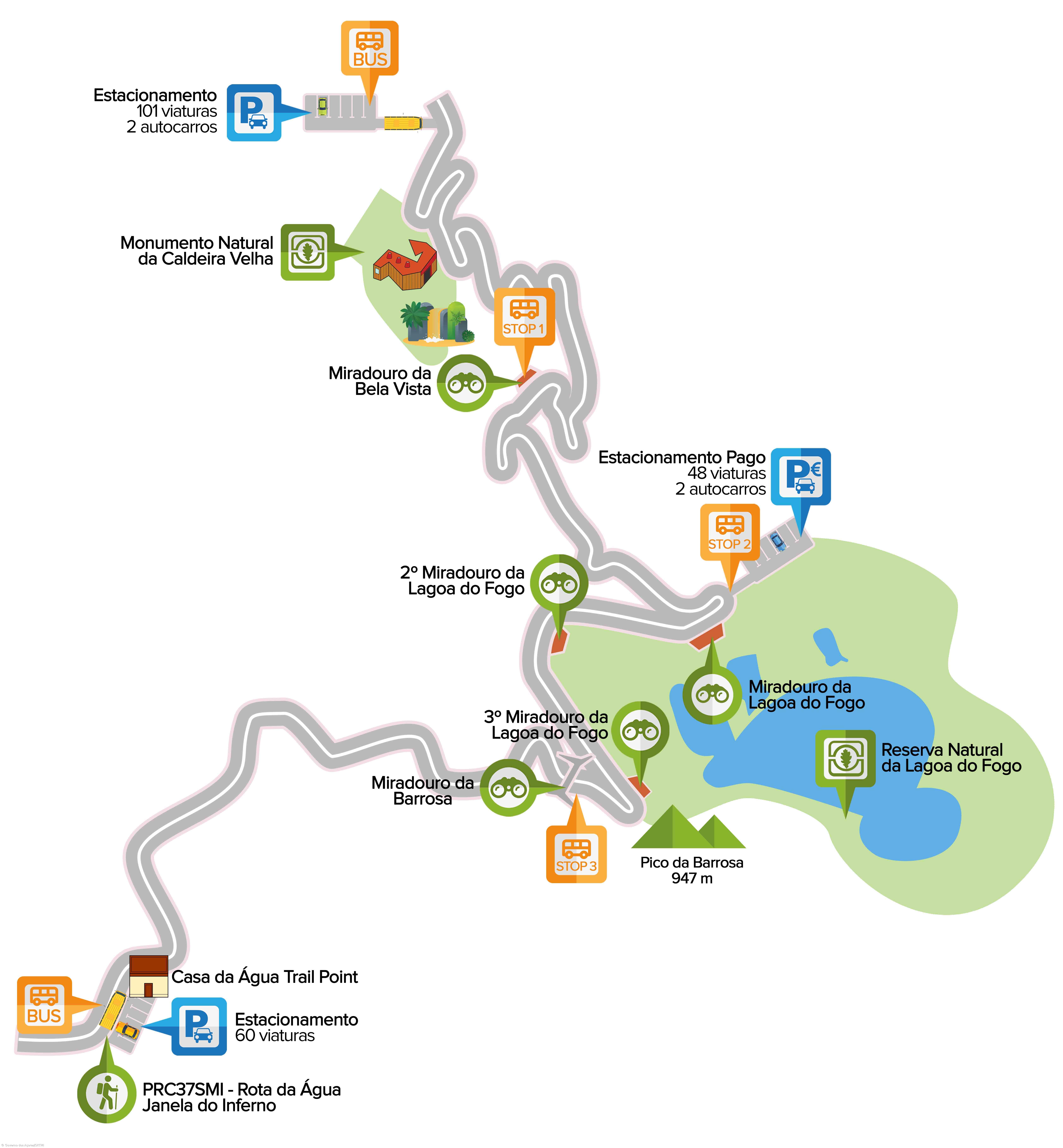 Acesso à Lagoa do Fogo nos Açores passa a ser feito em regime 'shuttle' – Imagem 1