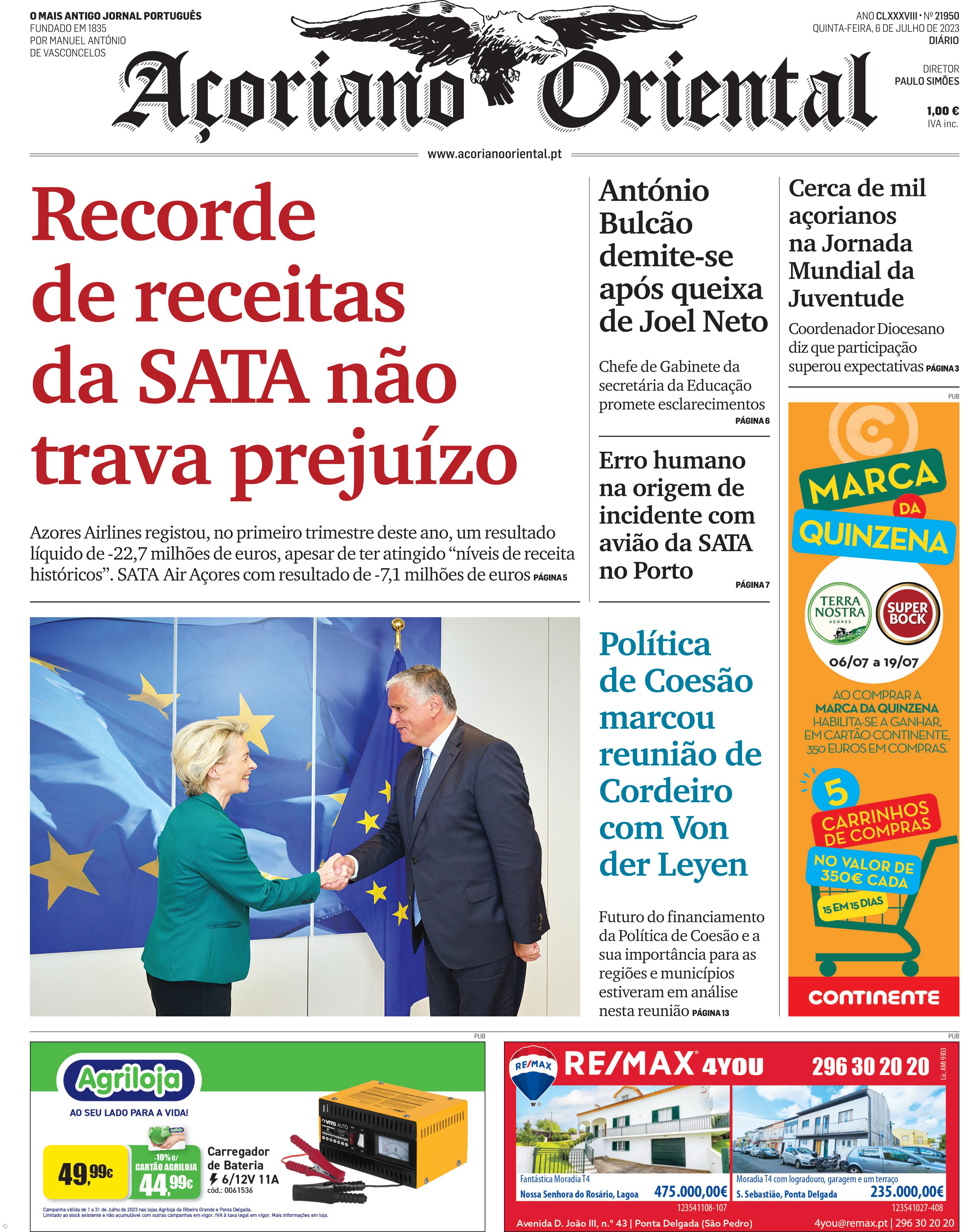 Recorde de receitas da SATA não trava prejuízo – Imagem 1